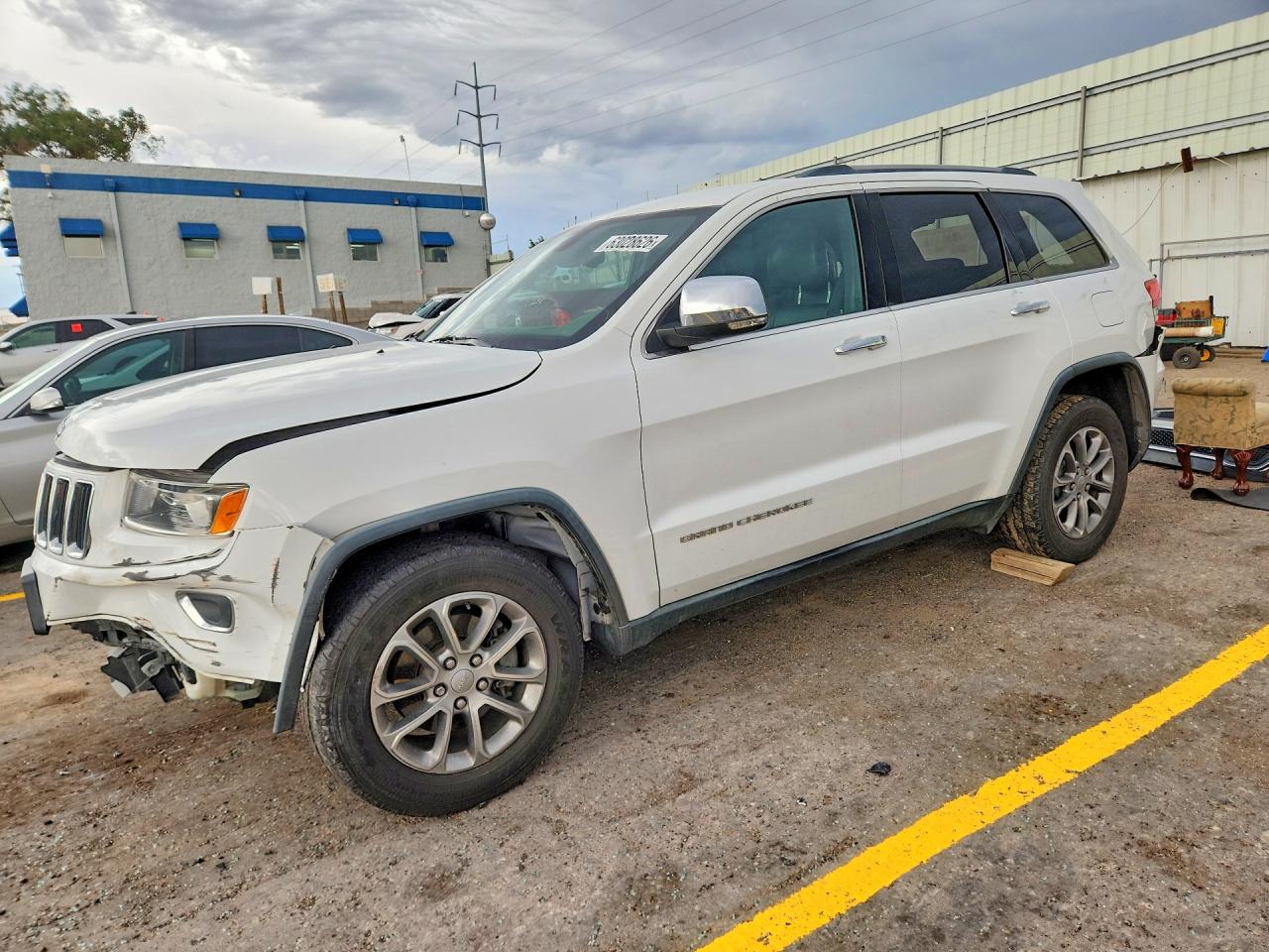 2016 Jeep Grand Cherokee Limited Белый vin: 1C4RJFBG1GC307686