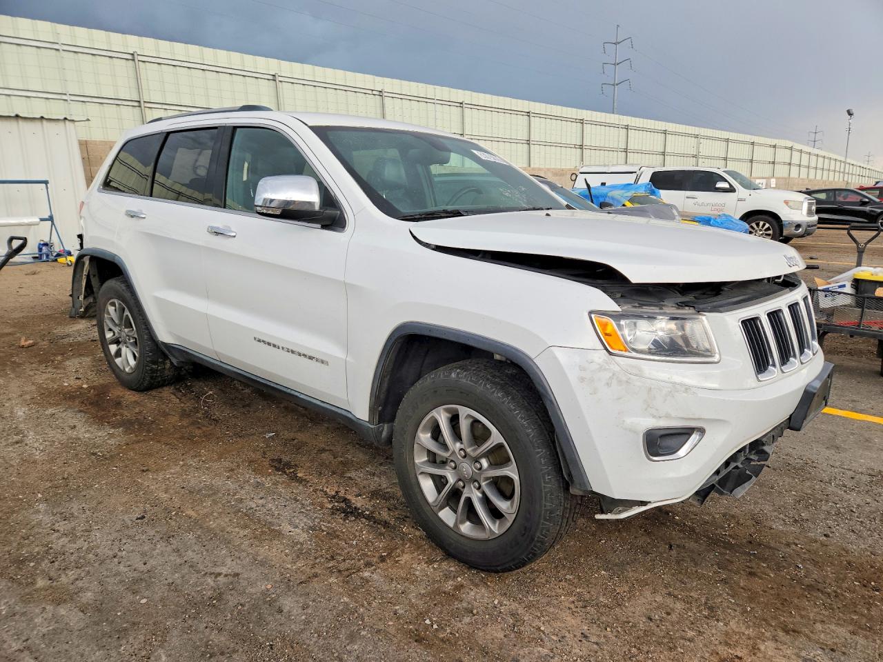 2016 Jeep Grand Cherokee Limited White vin: 1C4RJFBG1GC307686