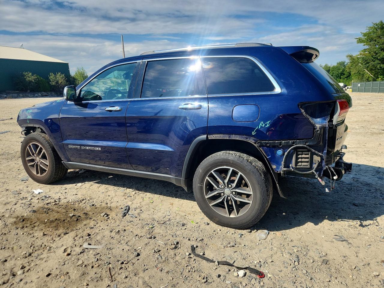 2017 Jeep Grand Cherokee Limited Blue vin: 1C4RJFBG1HC706437