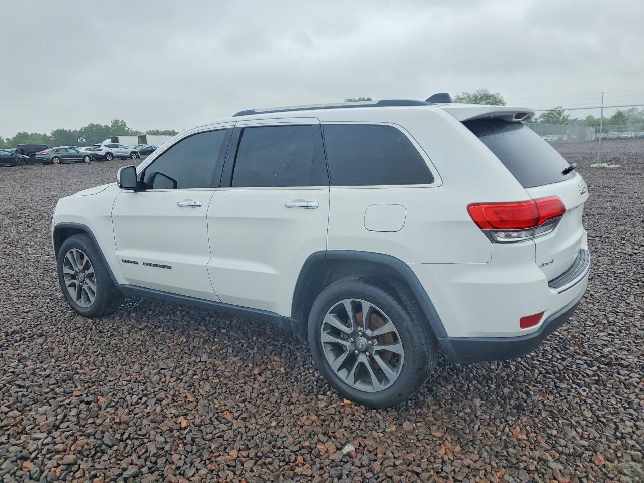 2018 Jeep Grand Cherokee Limited White vin: 1C4RJFBG1JC144559