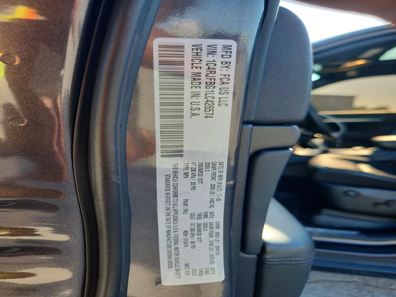 2020 Jeep Grand Cherokee Limited Gray vin: 1C4RJFBG1LC426574