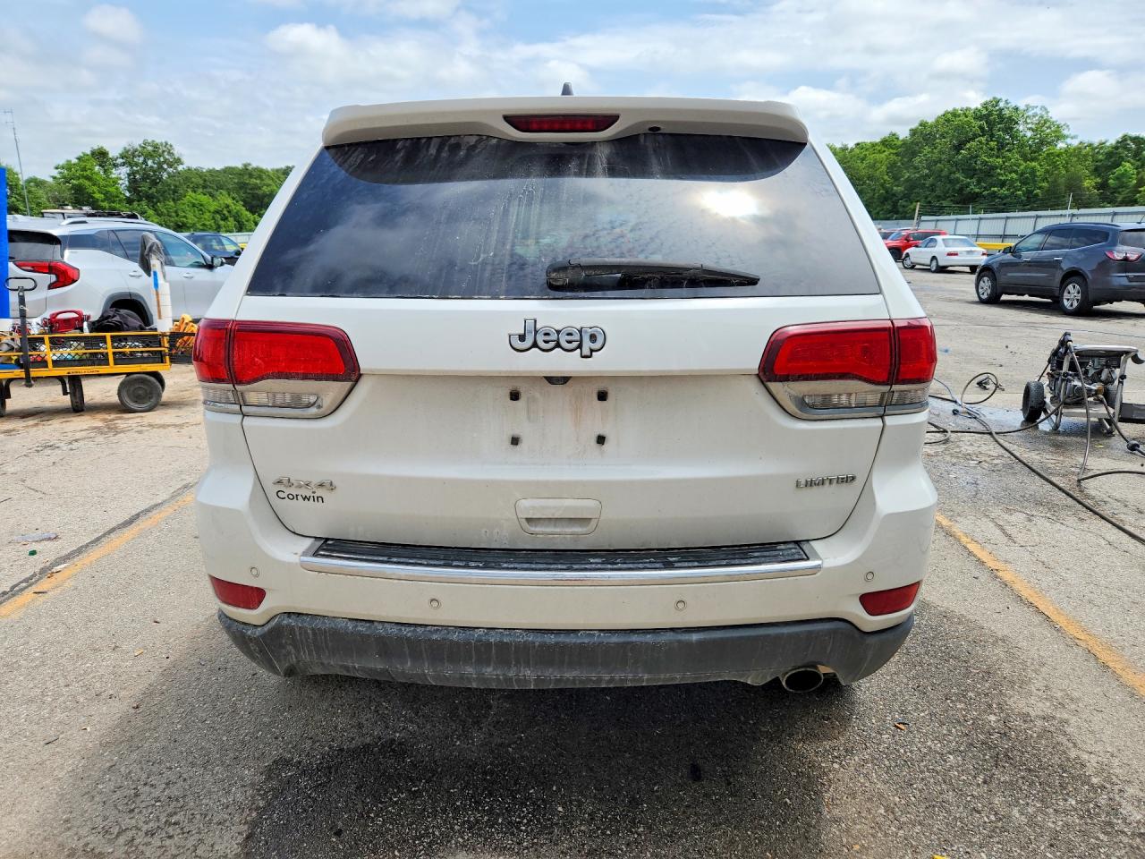 2022 Jeep Grand Cherokee Limited White vin: 1C4RJFBG1NC110210