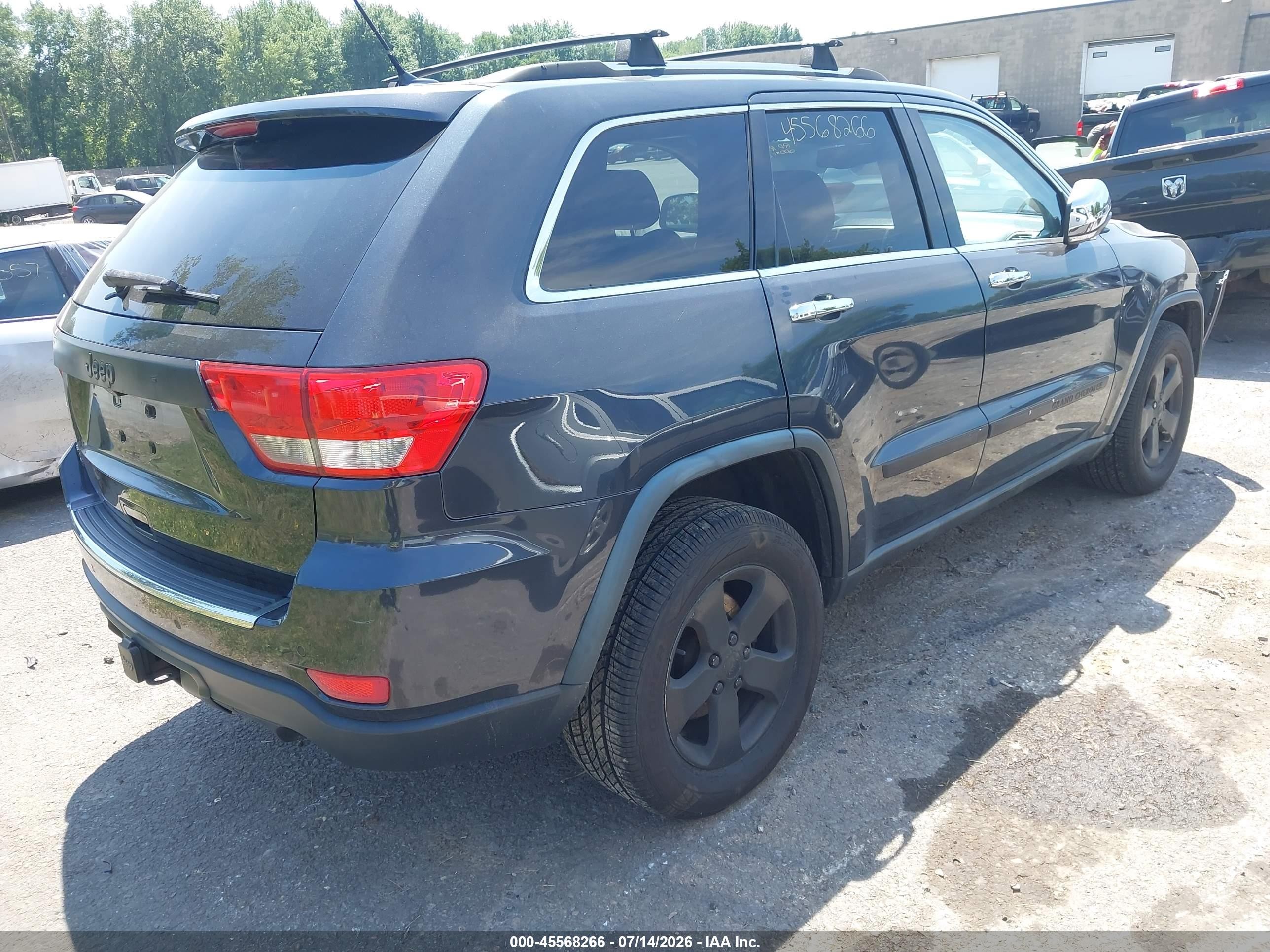 2012 Jeep Grand Cherokee Limited Black vin: 1C4RJFBG2CC213665