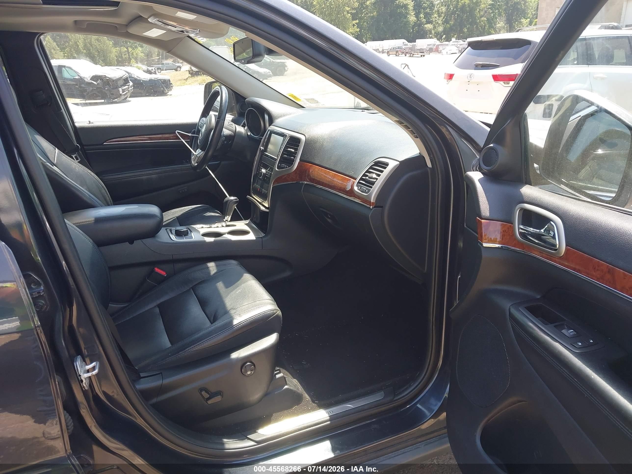 2012 Jeep Grand Cherokee Limited Black vin: 1C4RJFBG2CC213665