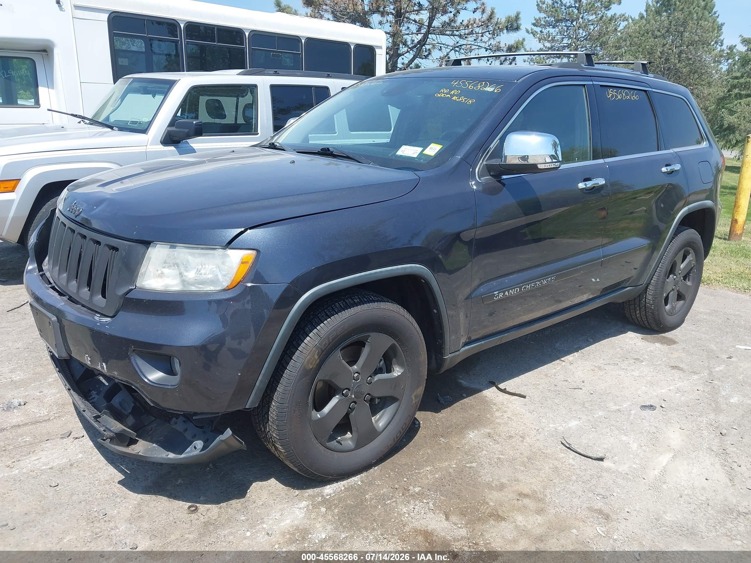 2012 Jeep Grand Cherokee Limited Black vin: 1C4RJFBG2CC213665