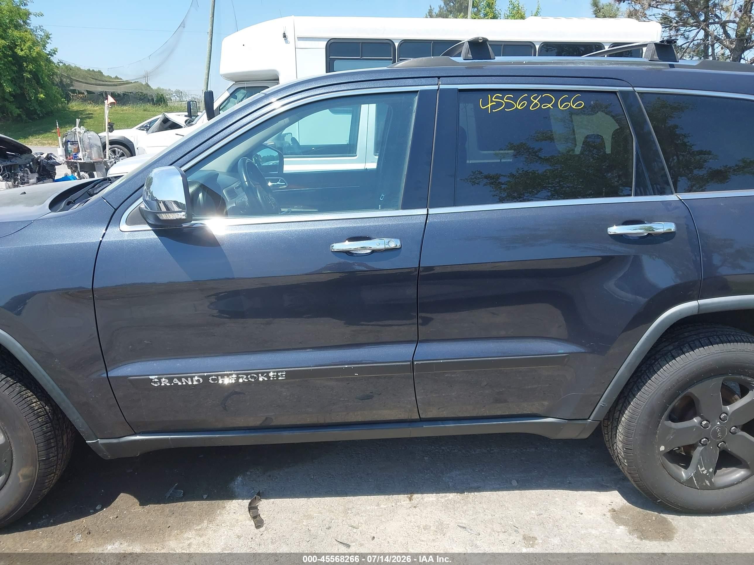 2012 Jeep Grand Cherokee Limited Black vin: 1C4RJFBG2CC213665