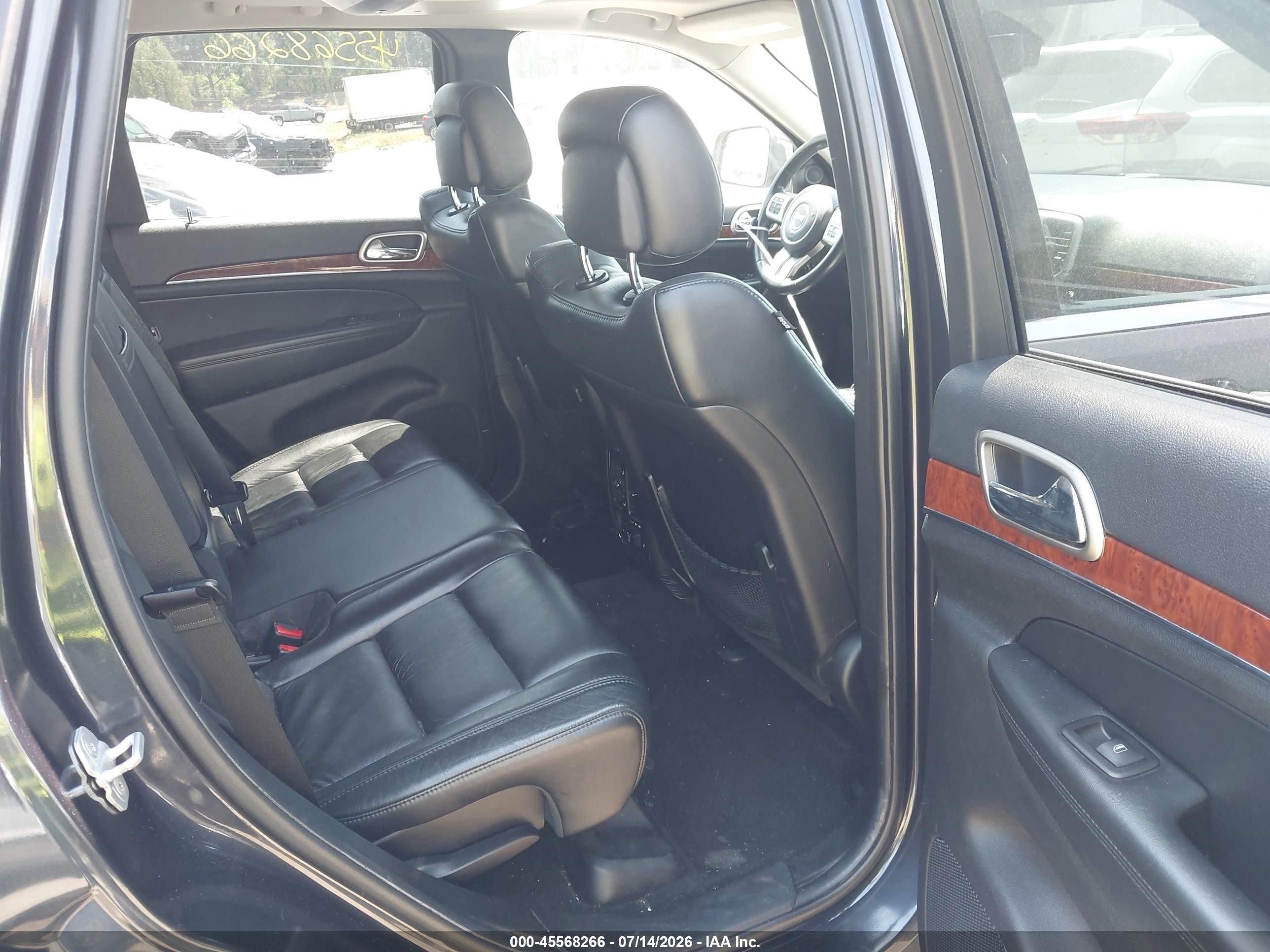 2012 Jeep Grand Cherokee Limited Black vin: 1C4RJFBG2CC213665