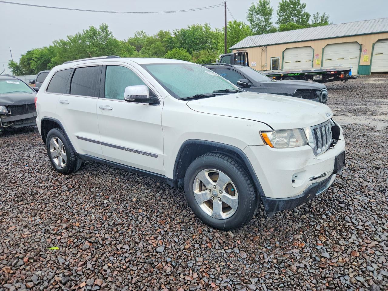 2013 Jeep Grand Cherokee Limited White vin: 1C4RJFBG2DC649689