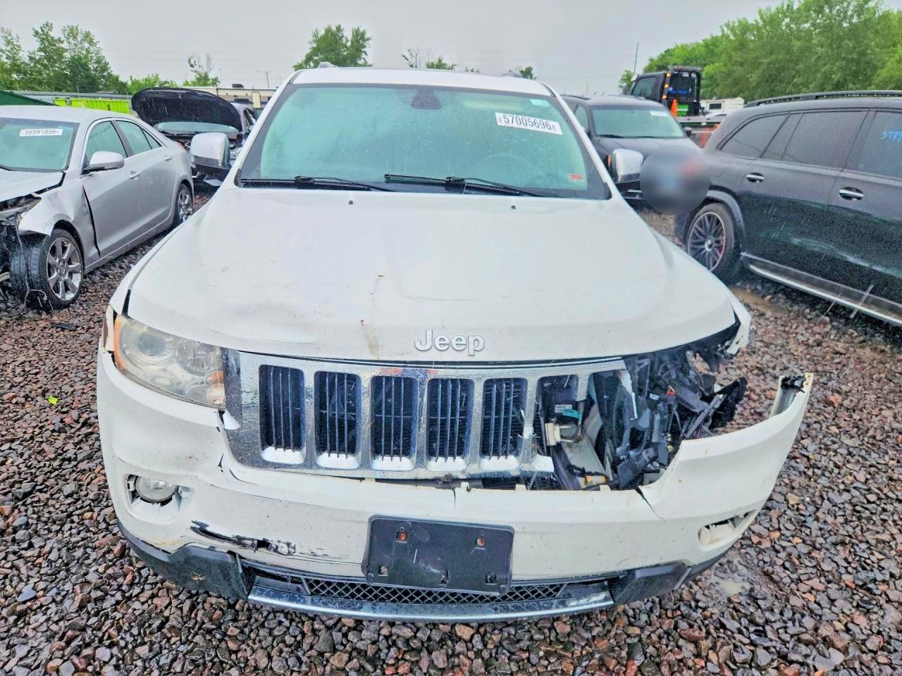 2013 Jeep Grand Cherokee Limited White vin: 1C4RJFBG2DC649689