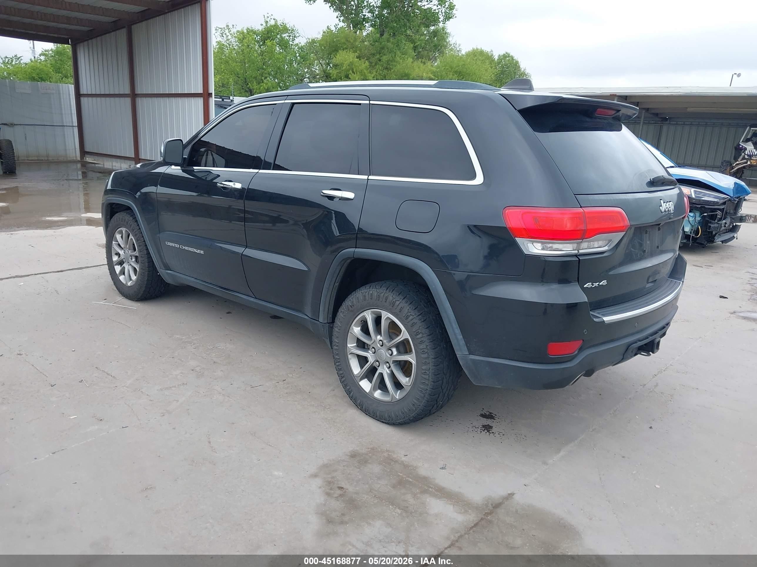 2014 Jeep Grand Cherokee Limited Black vin: 1C4RJFBG2EC111494