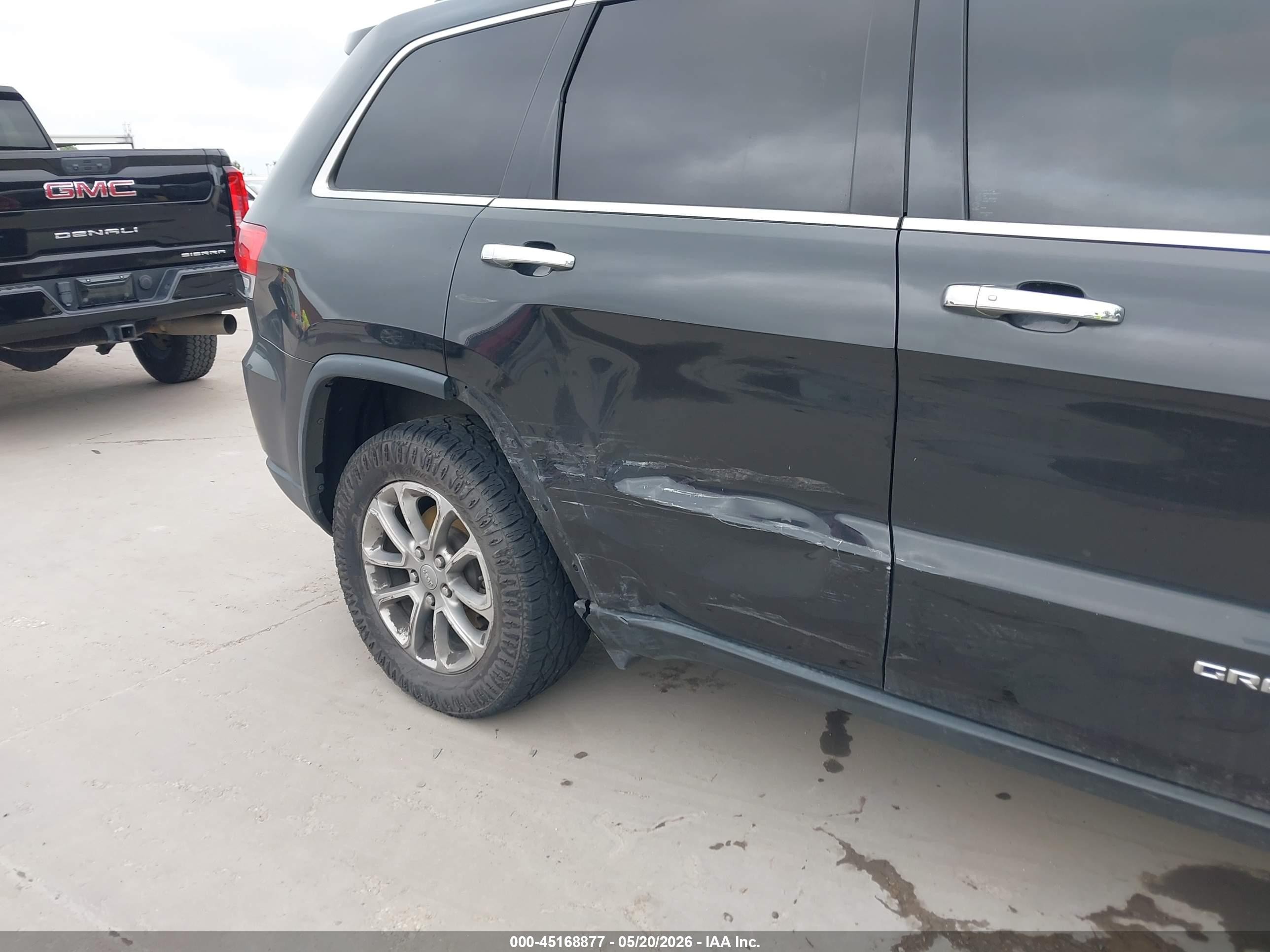 2014 Jeep Grand Cherokee Limited Black vin: 1C4RJFBG2EC111494
