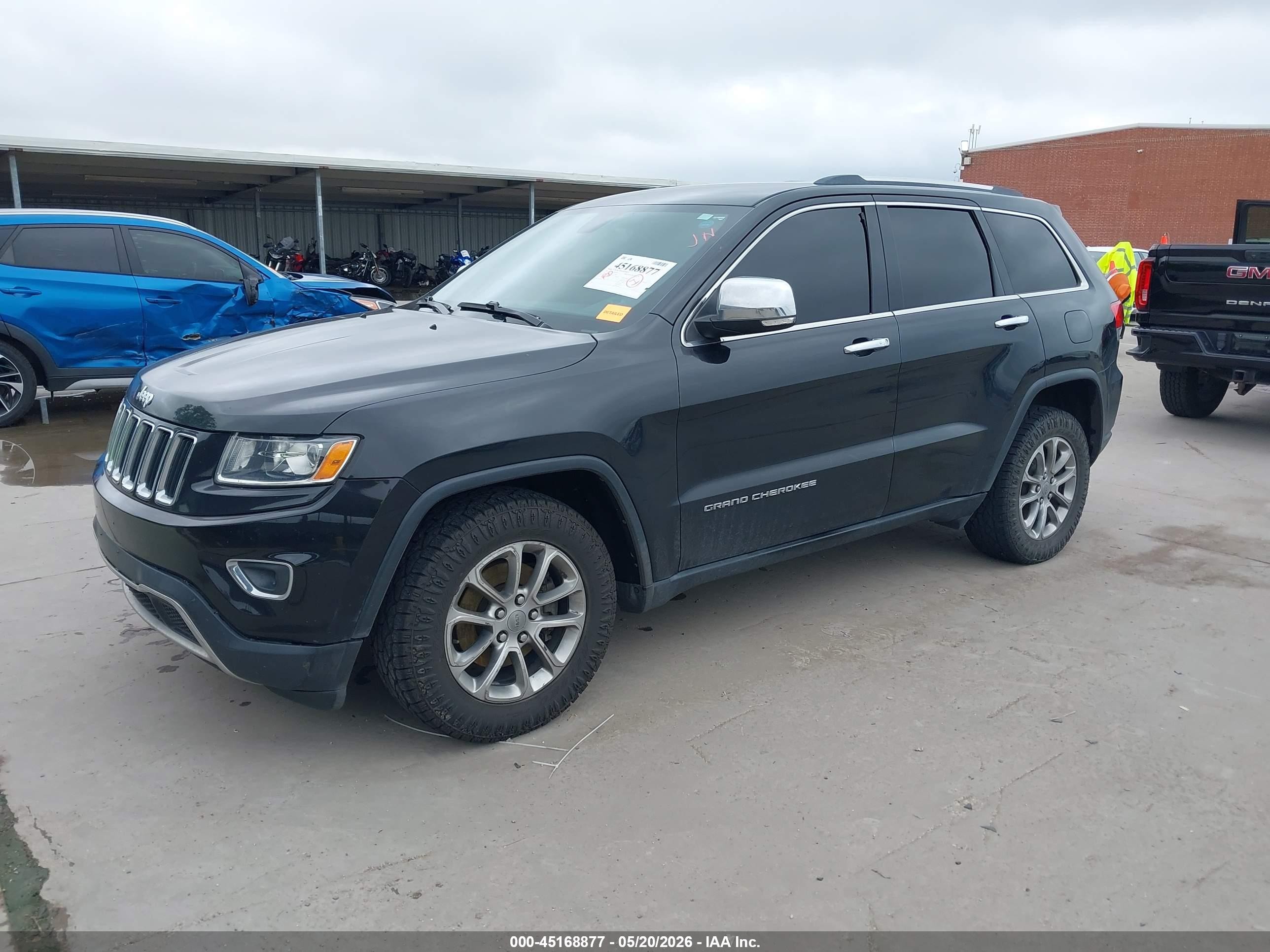 2014 Jeep Grand Cherokee Limited Black vin: 1C4RJFBG2EC111494