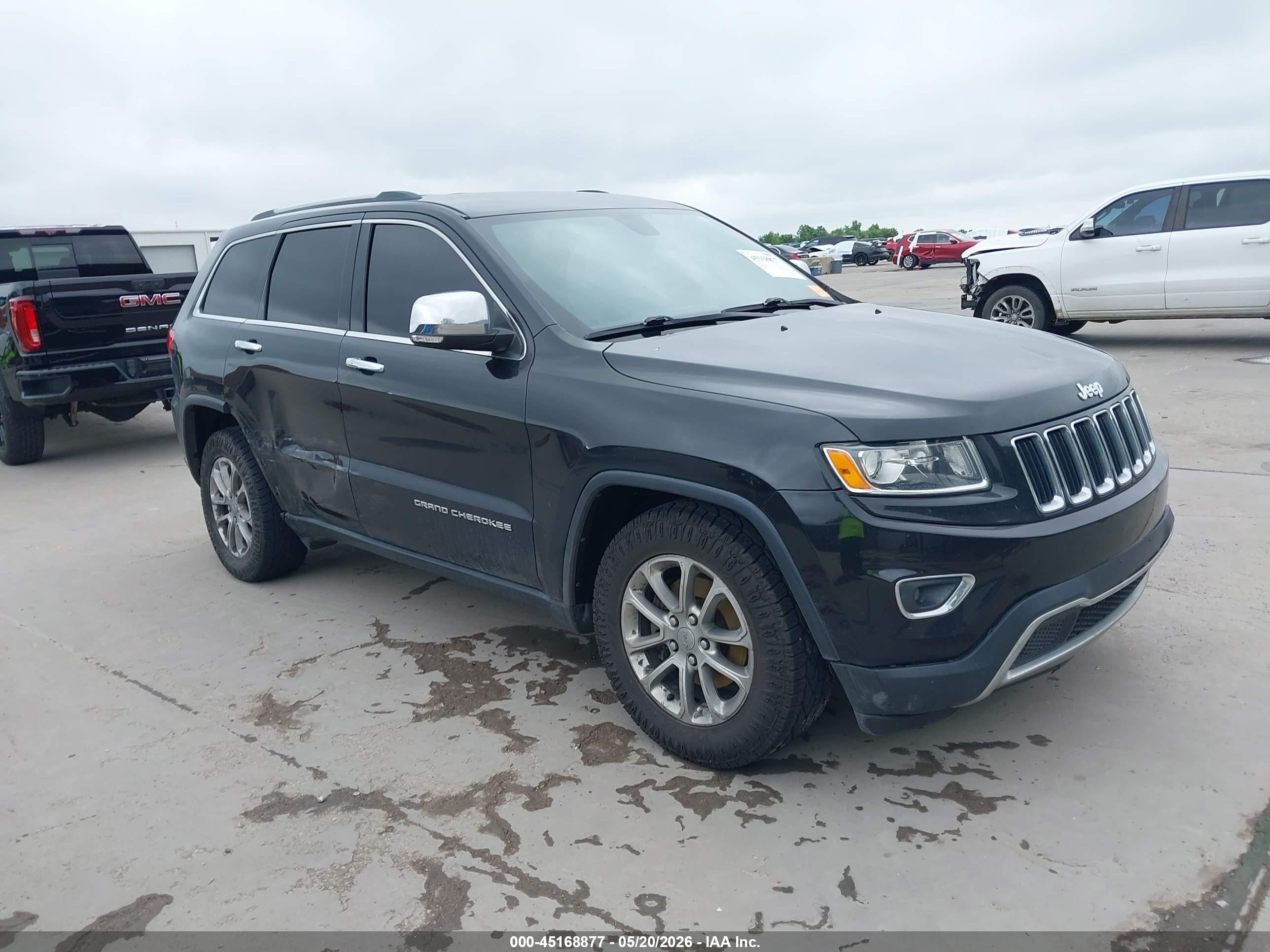 2014 Jeep Grand Cherokee Limited Black vin: 1C4RJFBG2EC111494