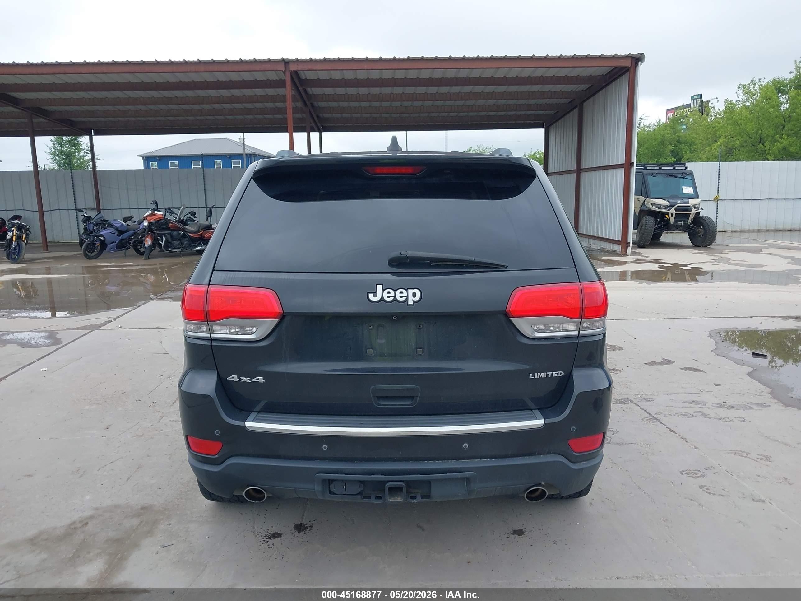 2014 Jeep Grand Cherokee Limited Black vin: 1C4RJFBG2EC111494