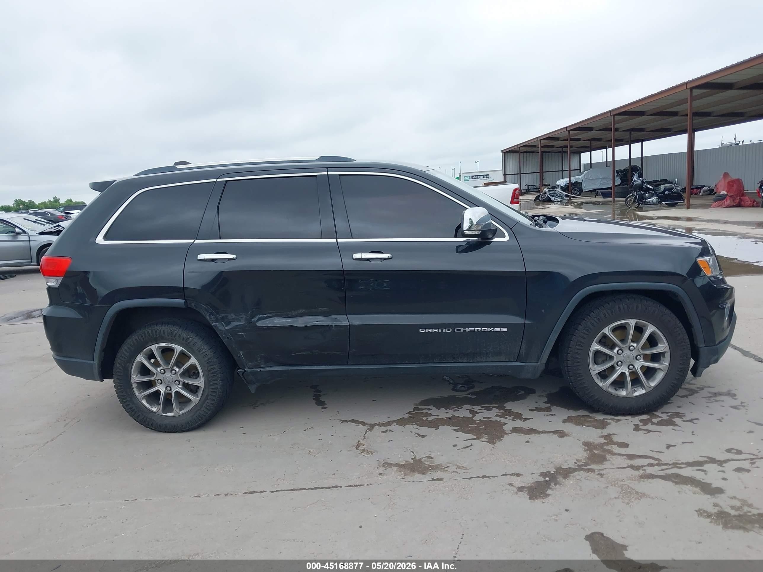 2014 Jeep Grand Cherokee Limited Black vin: 1C4RJFBG2EC111494
