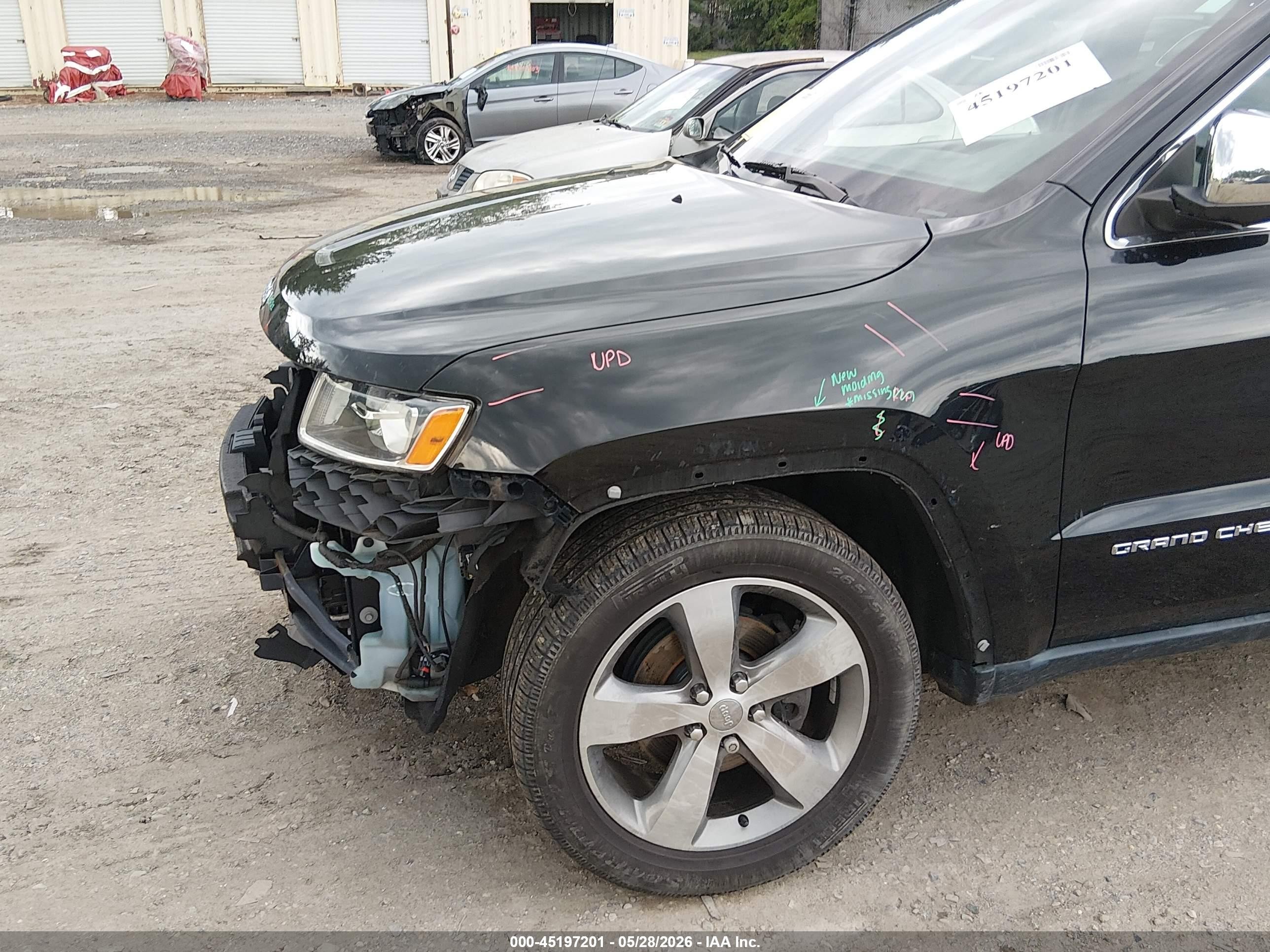 2014 Jeep Grand Cherokee Limited Black vin: 1C4RJFBG2EC119563
