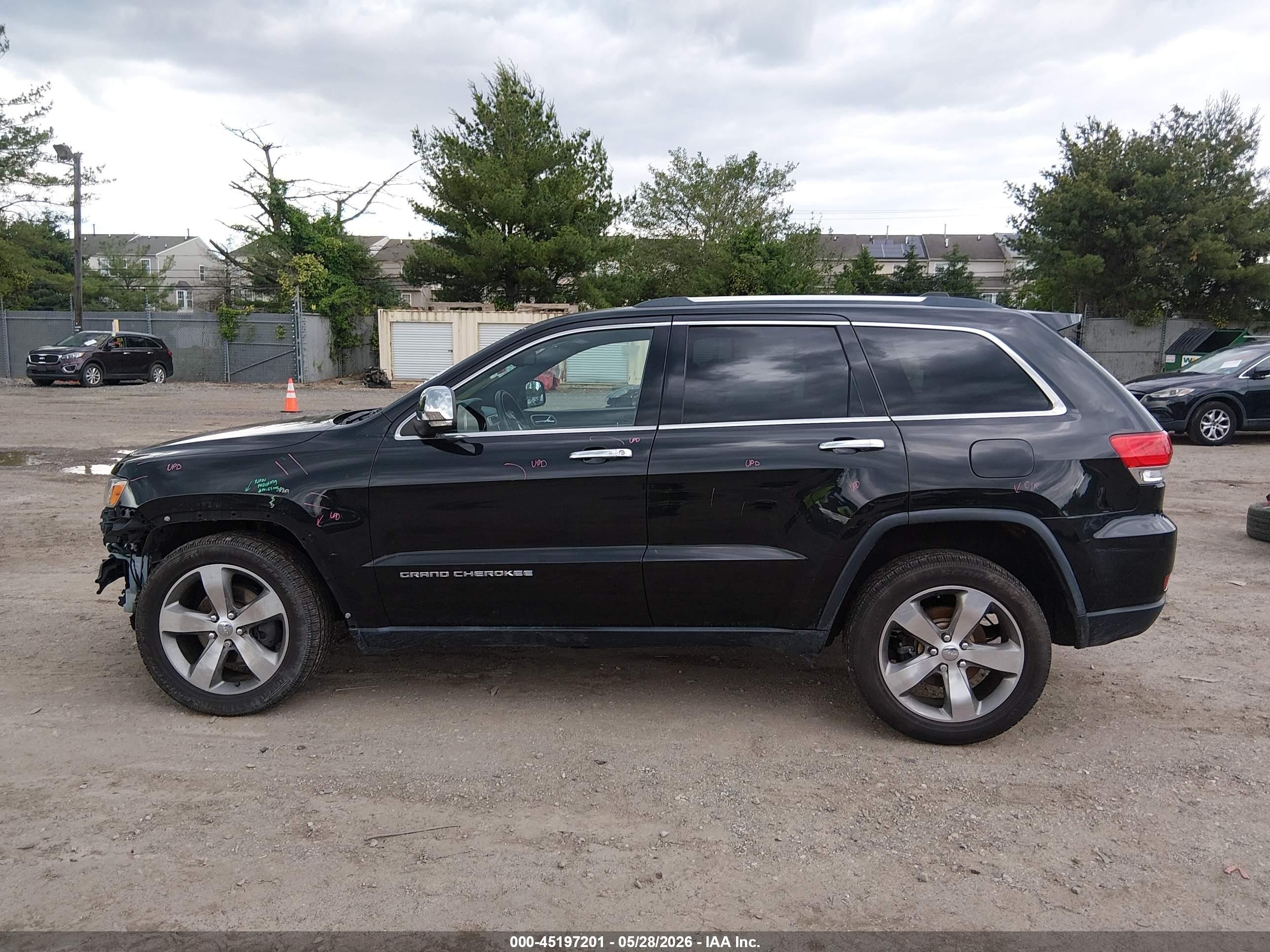 2014 Jeep Grand Cherokee Limited Black vin: 1C4RJFBG2EC119563