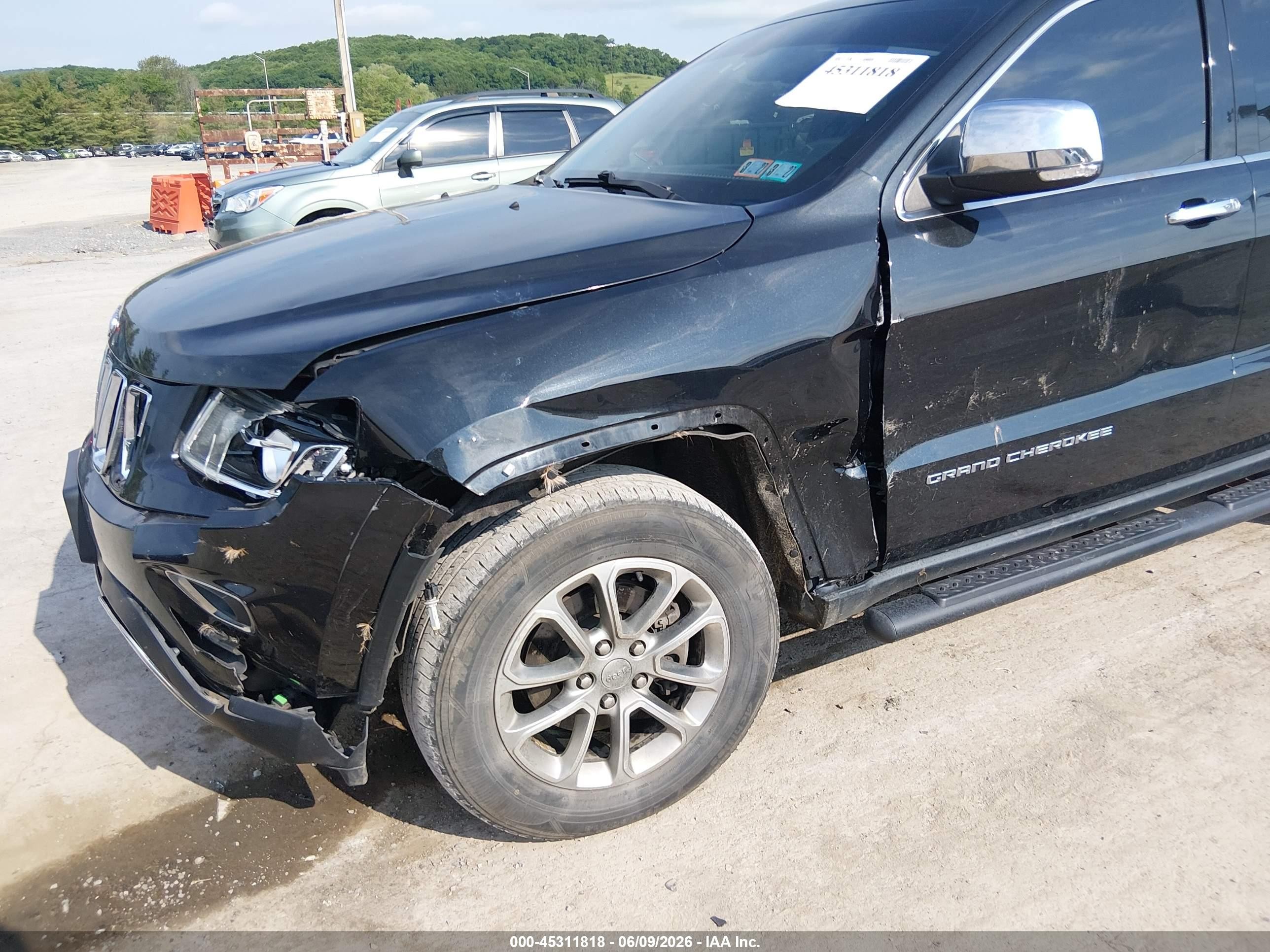 2014 Jeep Grand Cherokee Limited Черный vin: 1C4RJFBG2EC121409
