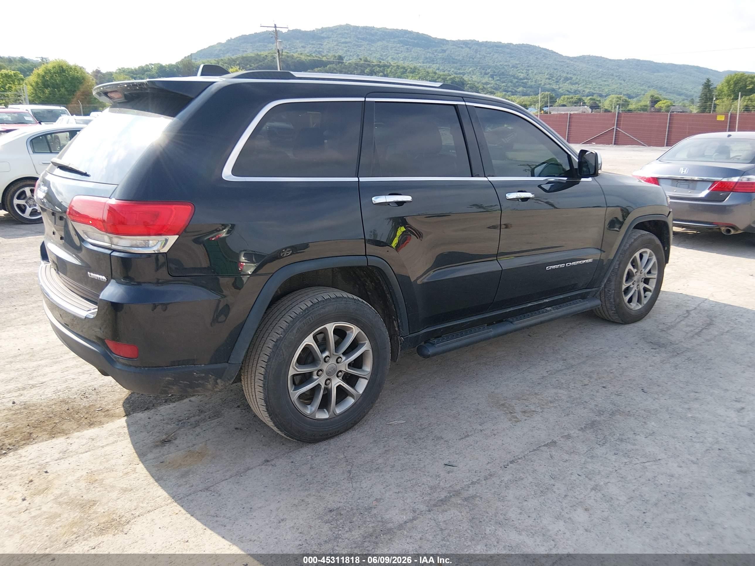 2014 Jeep Grand Cherokee Limited Черный vin: 1C4RJFBG2EC121409