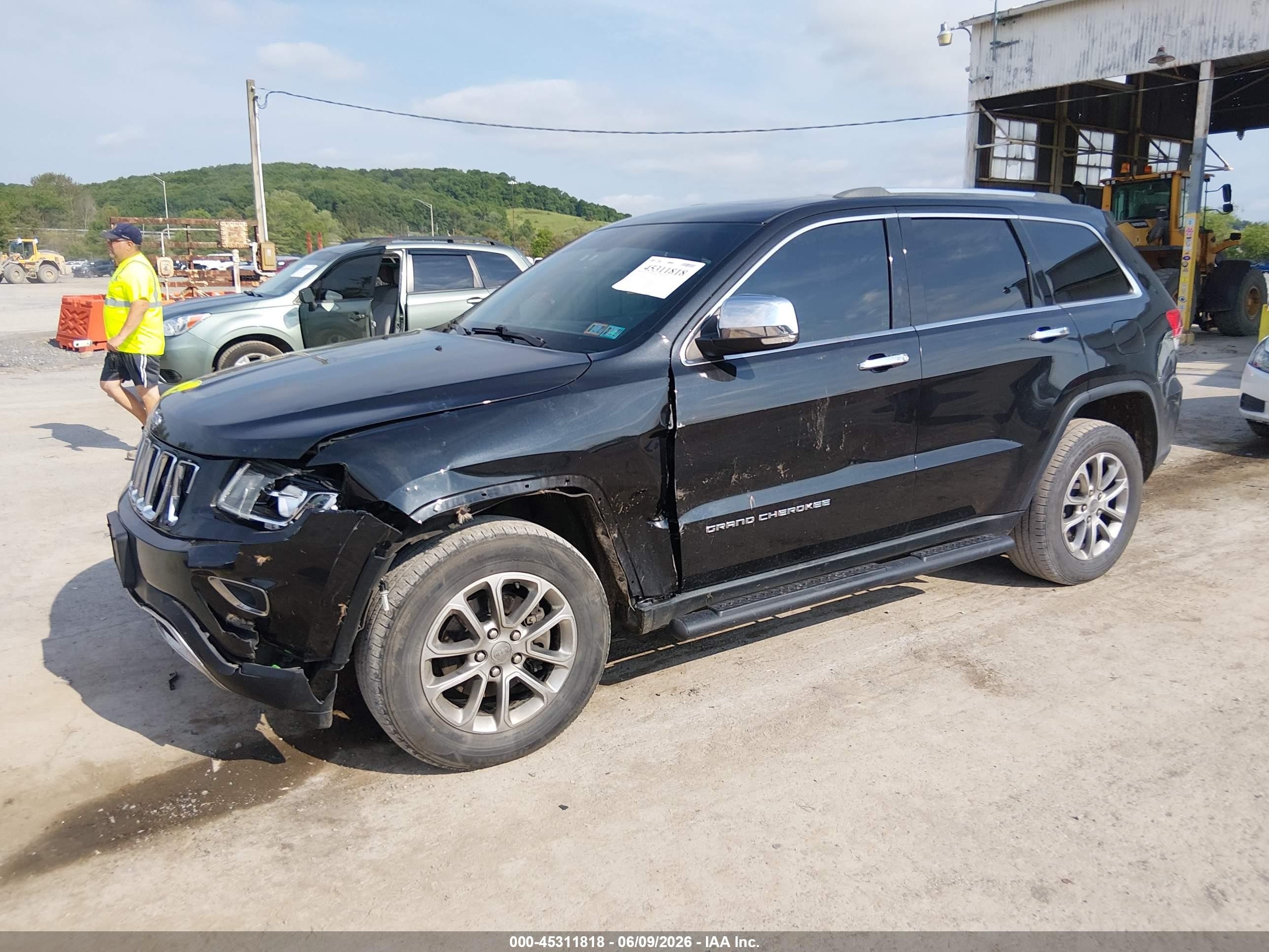 2014 Jeep Grand Cherokee Limited Черный vin: 1C4RJFBG2EC121409