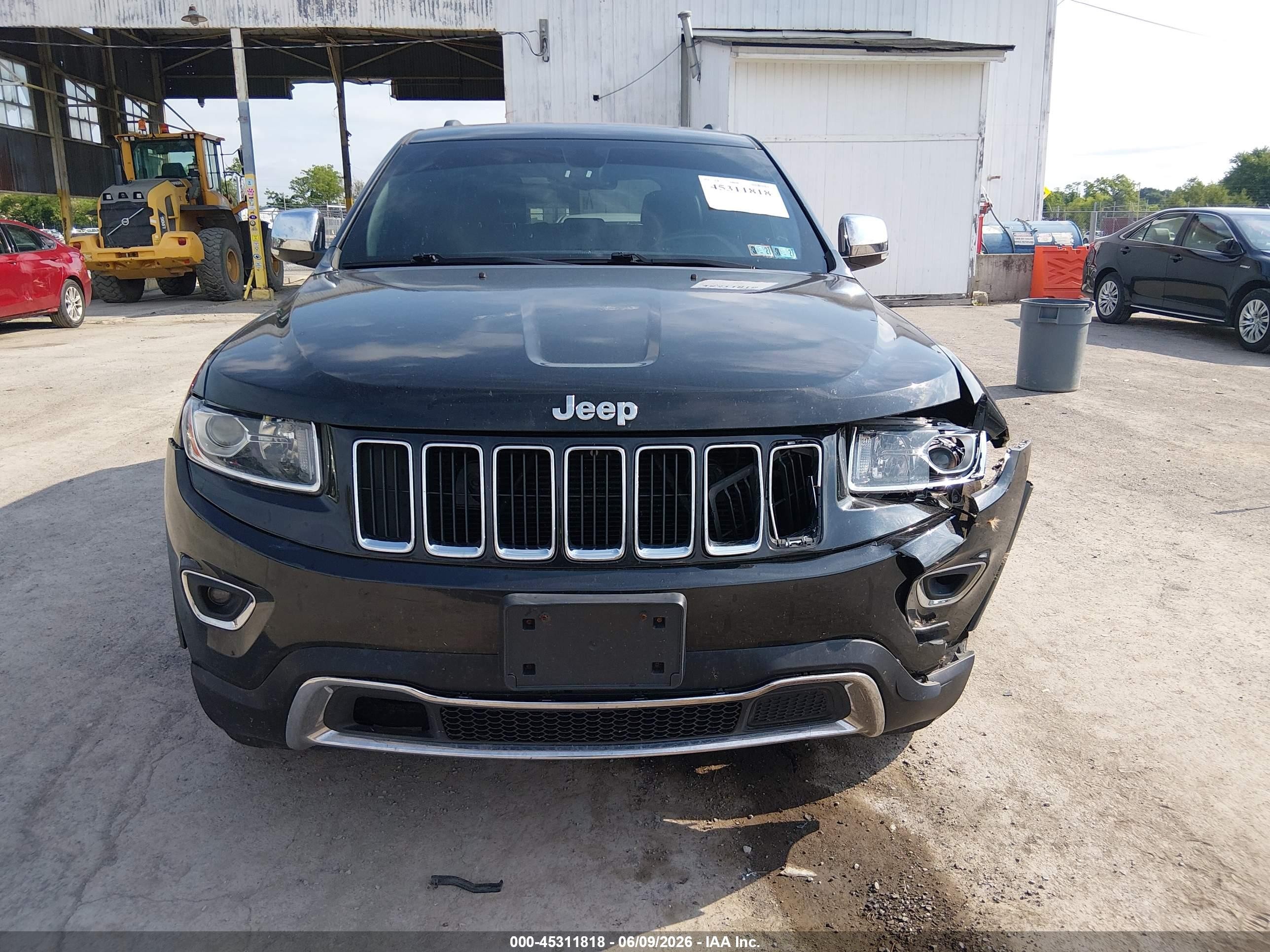 2014 Jeep Grand Cherokee Limited Черный vin: 1C4RJFBG2EC121409