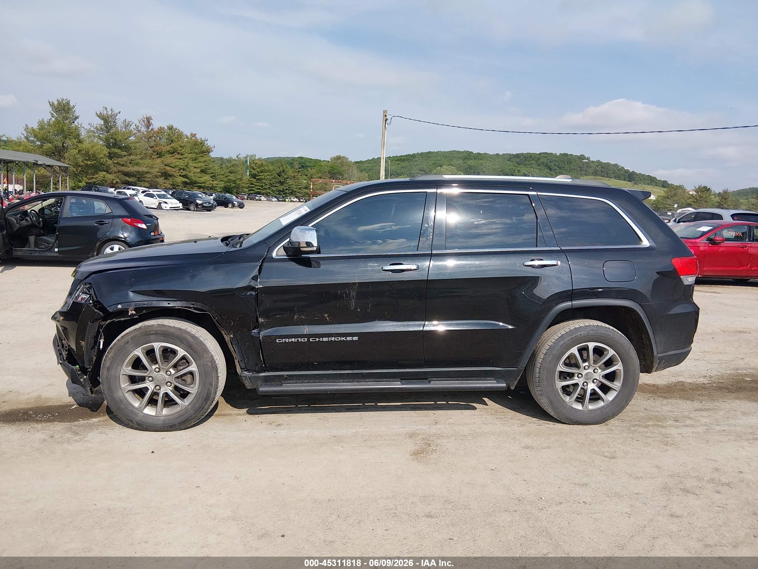 2014 Jeep Grand Cherokee Limited Черный vin: 1C4RJFBG2EC121409