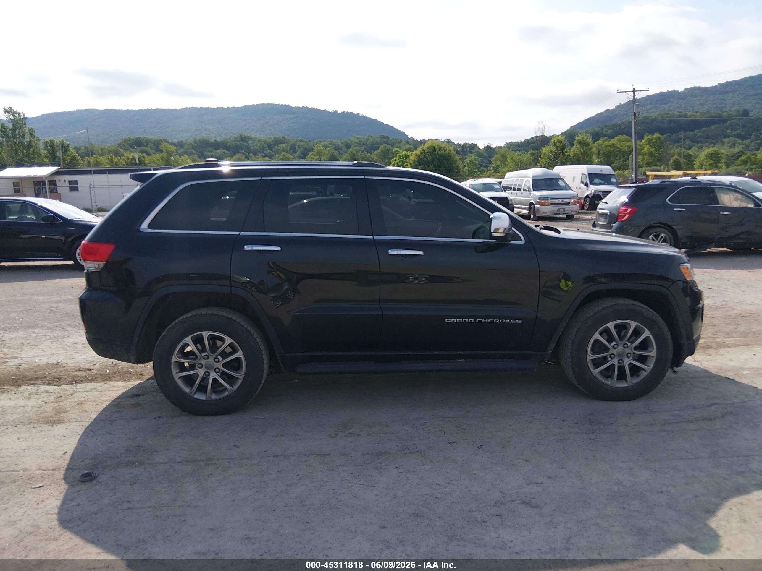 2014 Jeep Grand Cherokee Limited Черный vin: 1C4RJFBG2EC121409