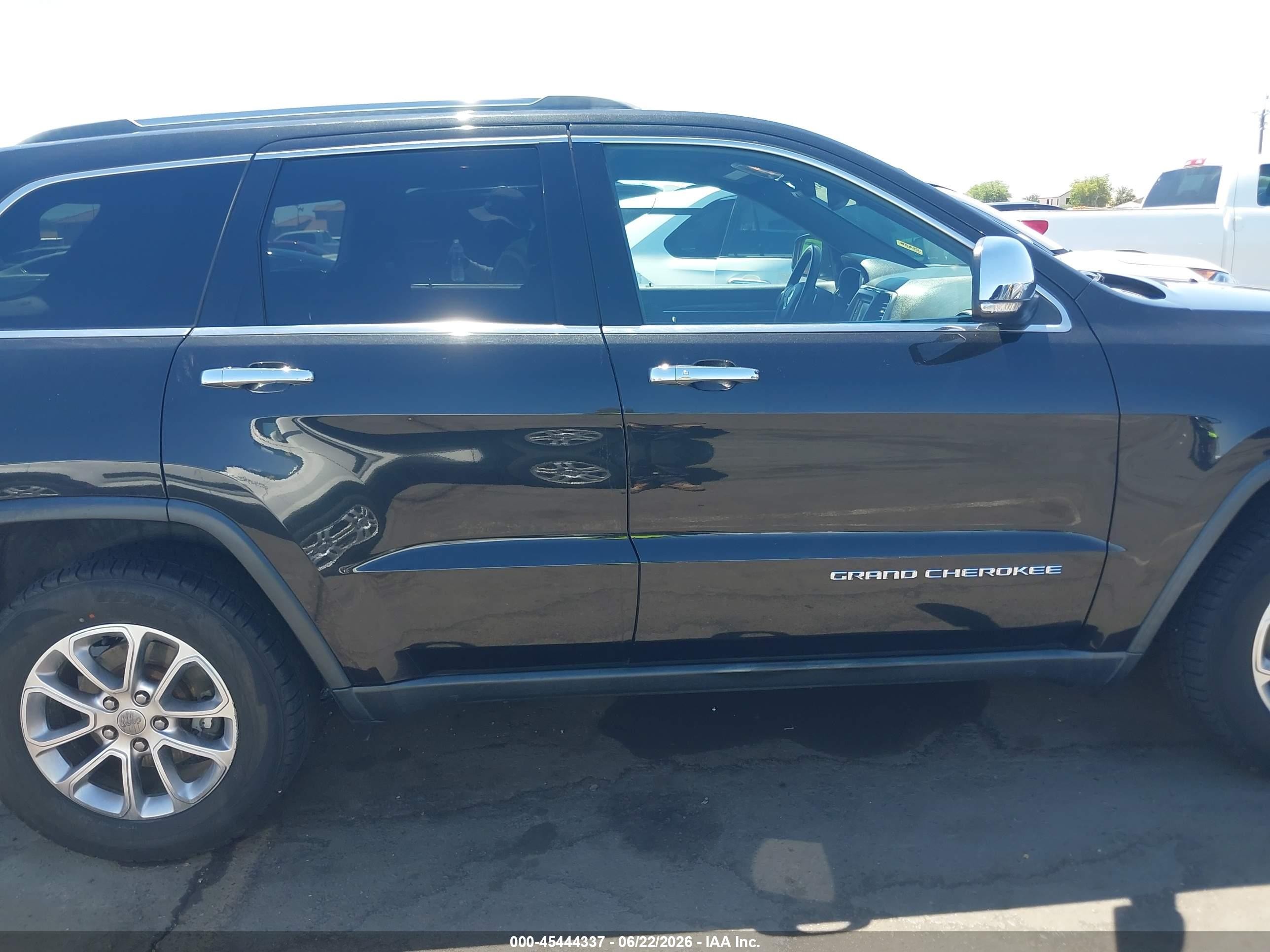 2014 Jeep Grand Cherokee Limited Black vin: 1C4RJFBG2EC121930
