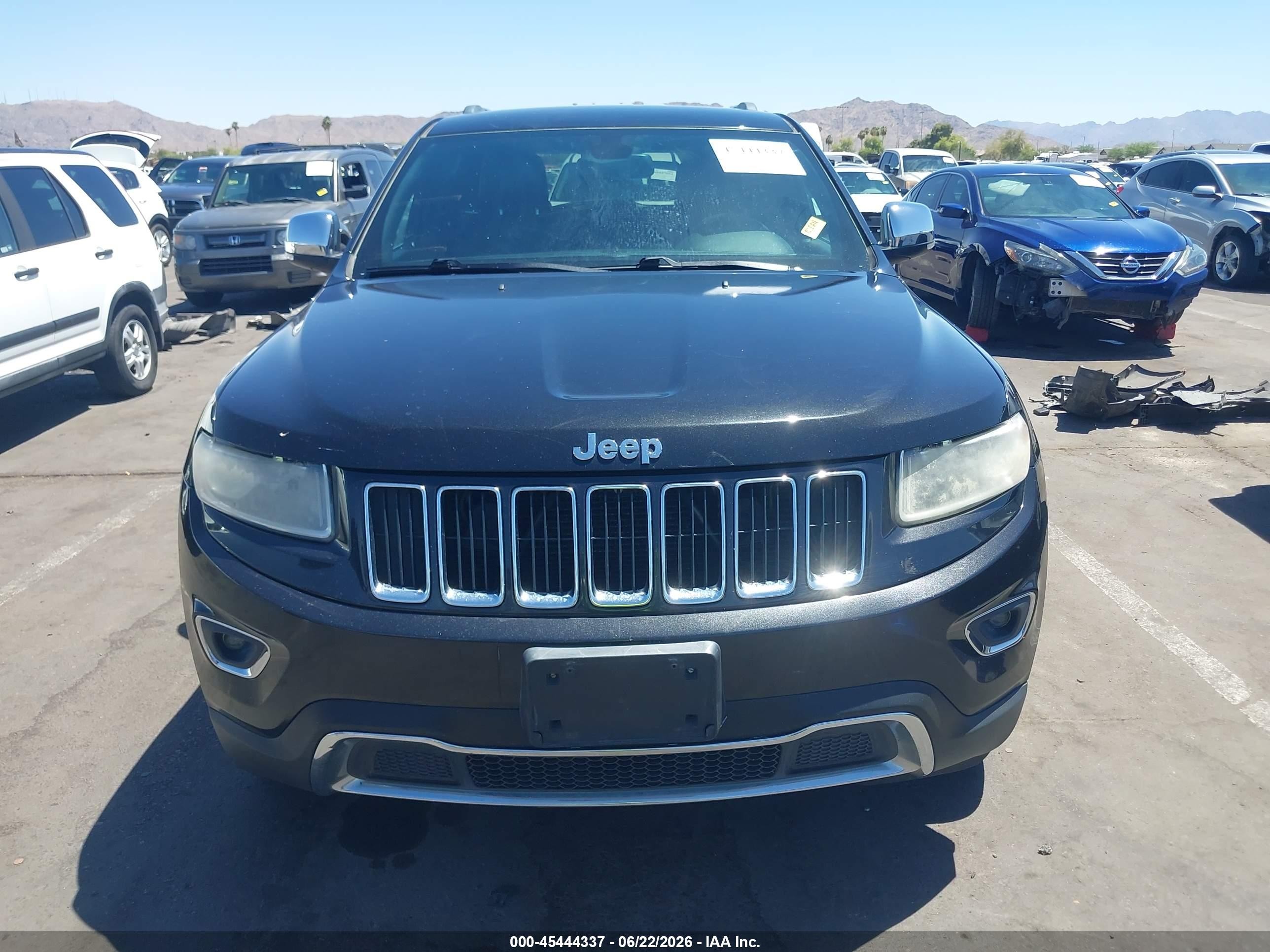 2014 Jeep Grand Cherokee Limited Black vin: 1C4RJFBG2EC121930