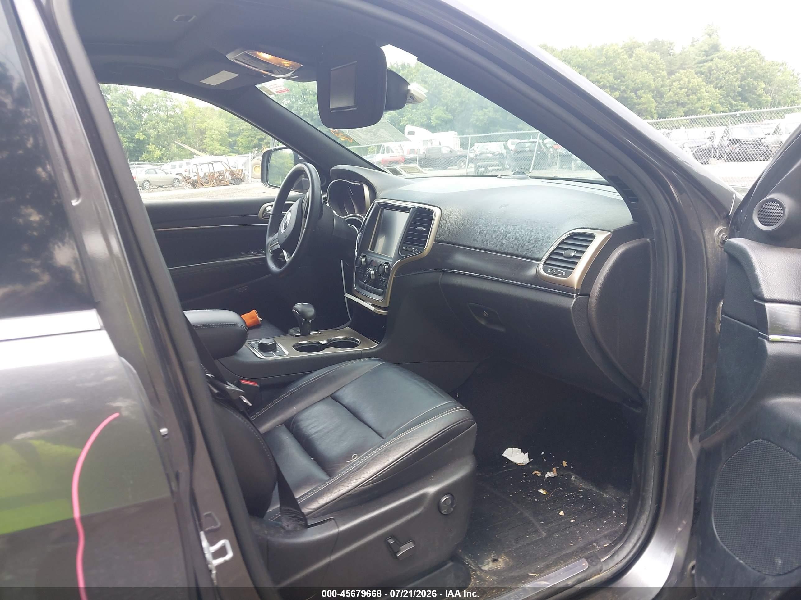 2014 Jeep Grand Cherokee Limited Gray vin: 1C4RJFBG2EC134726