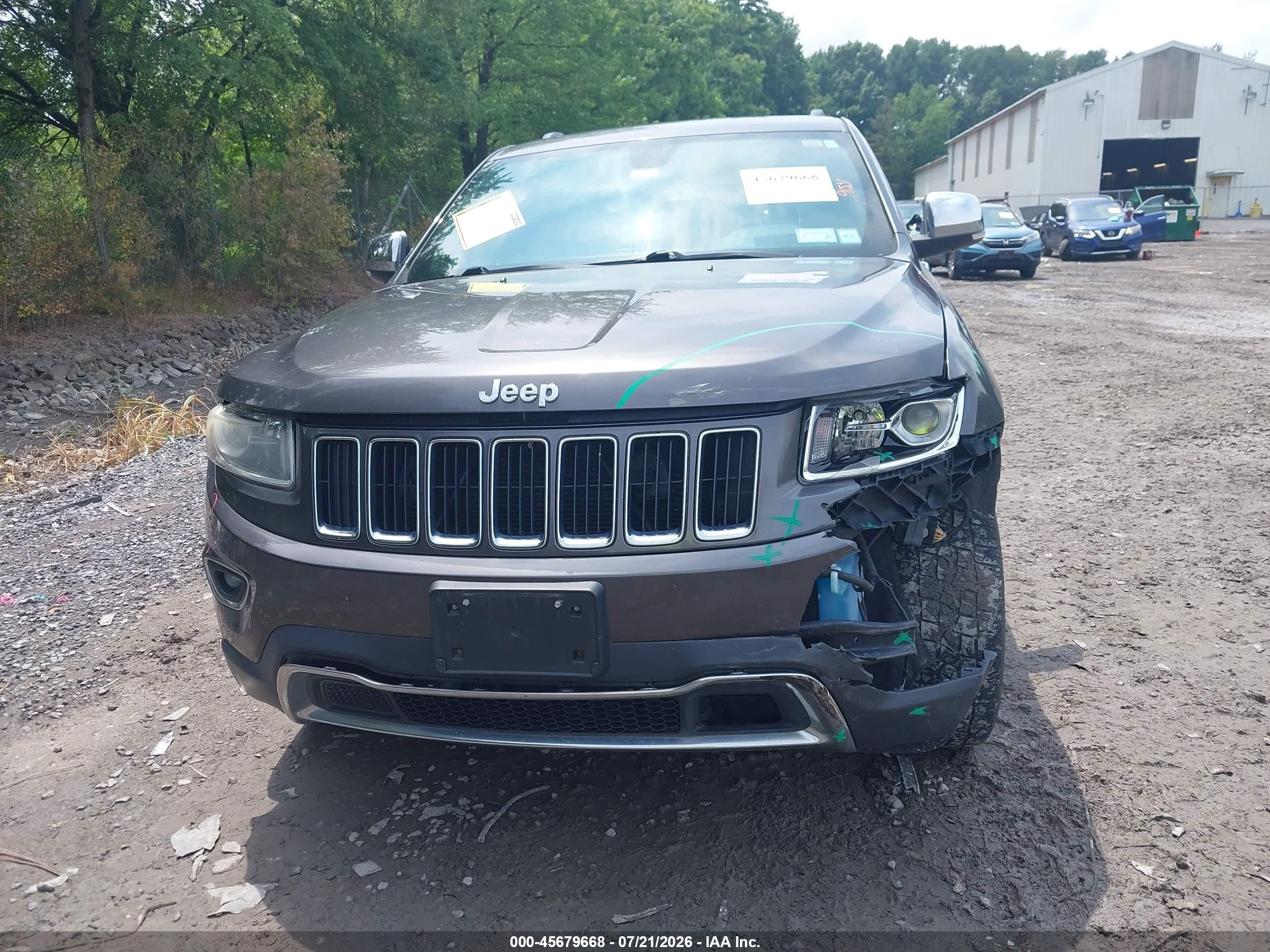 2014 Jeep Grand Cherokee Limited Gray vin: 1C4RJFBG2EC134726