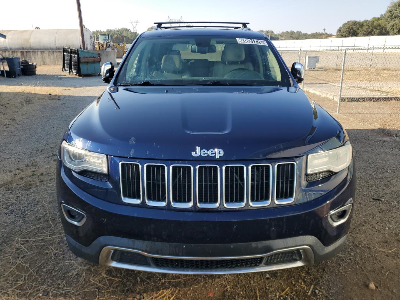 2014 Jeep Grand Cherokee Limited Blue vin: 1C4RJFBG2EC156418 Damage: Left Head Lamp, Faded, Repair Required