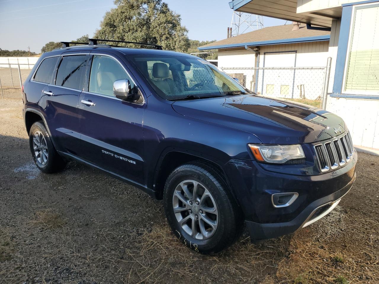2014 Jeep Grand Cherokee Limited Blue vin: 1C4RJFBG2EC156418 Damage: Overall Vehicle, Chipped, 10 Or More