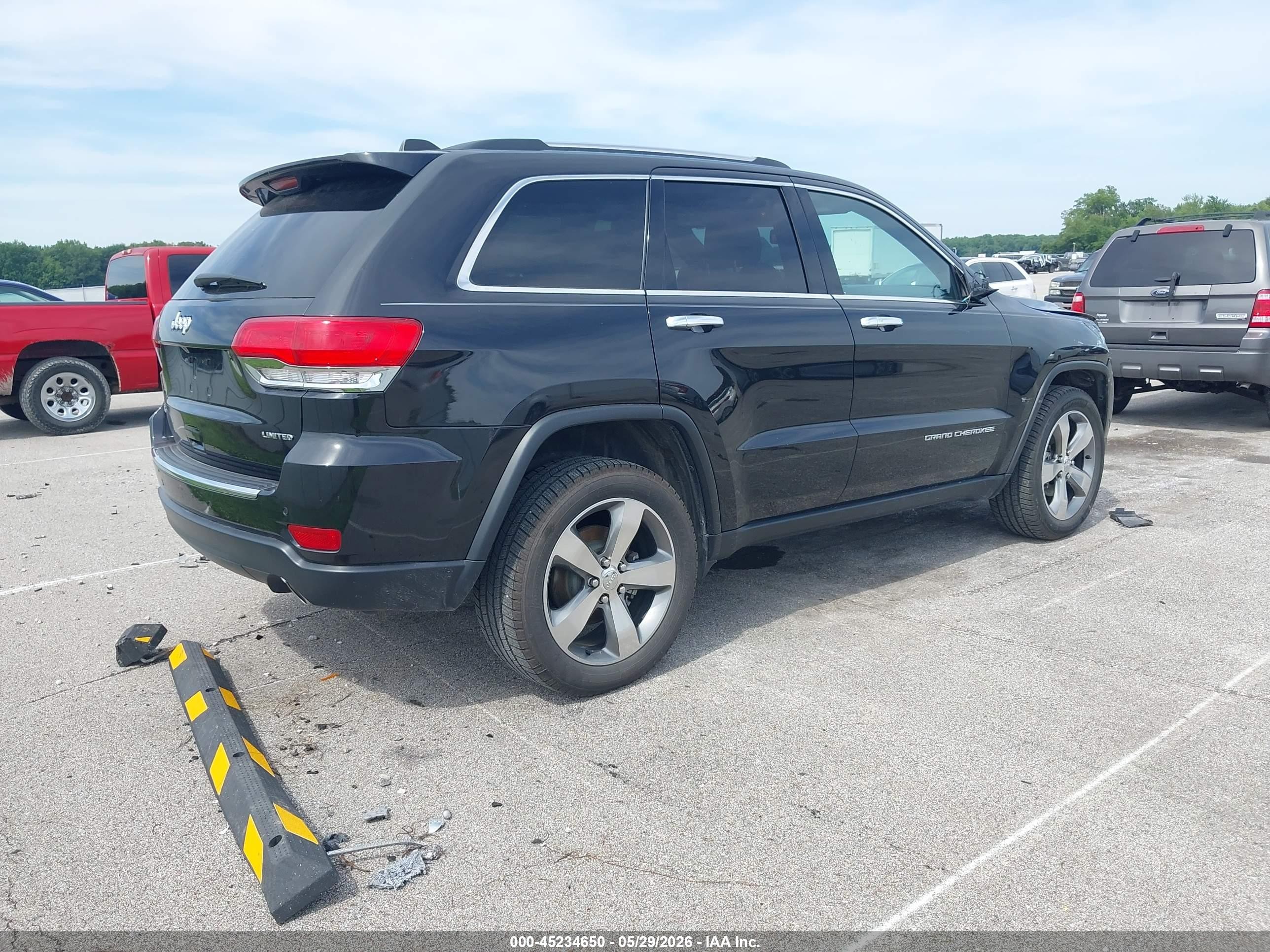 2014 Jeep Grand Cherokee Limited Black vin: 1C4RJFBG2EC183005