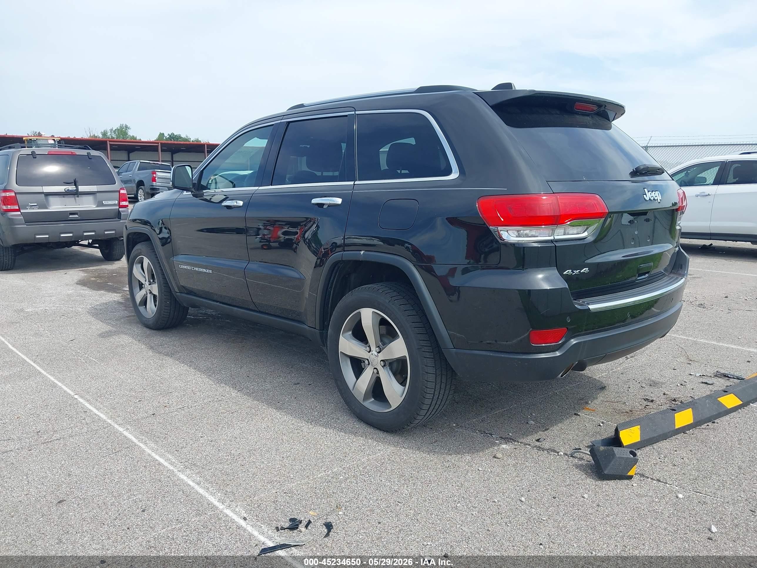 2014 Jeep Grand Cherokee Limited Black vin: 1C4RJFBG2EC183005