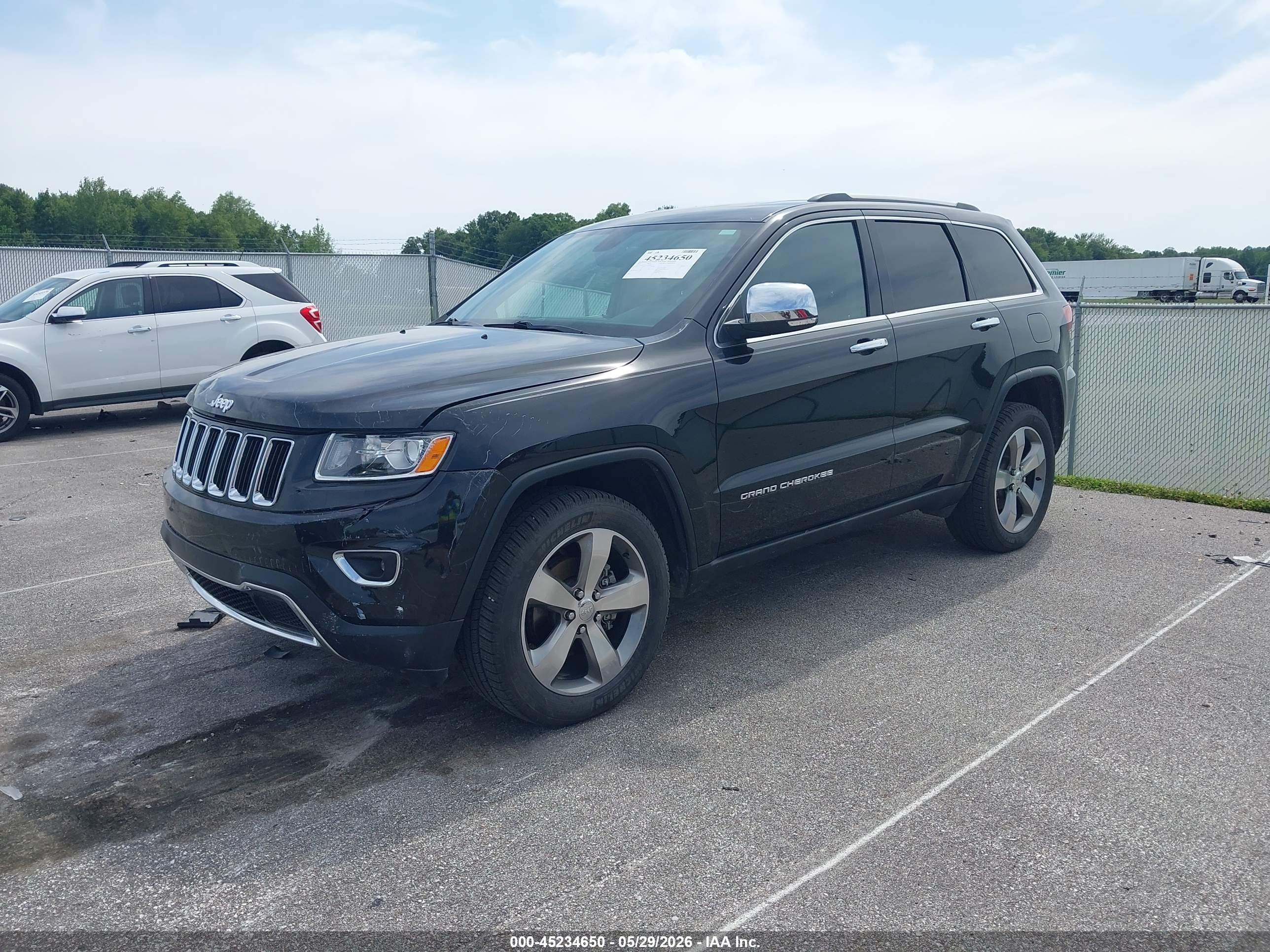 2014 Jeep Grand Cherokee Limited Black vin: 1C4RJFBG2EC183005