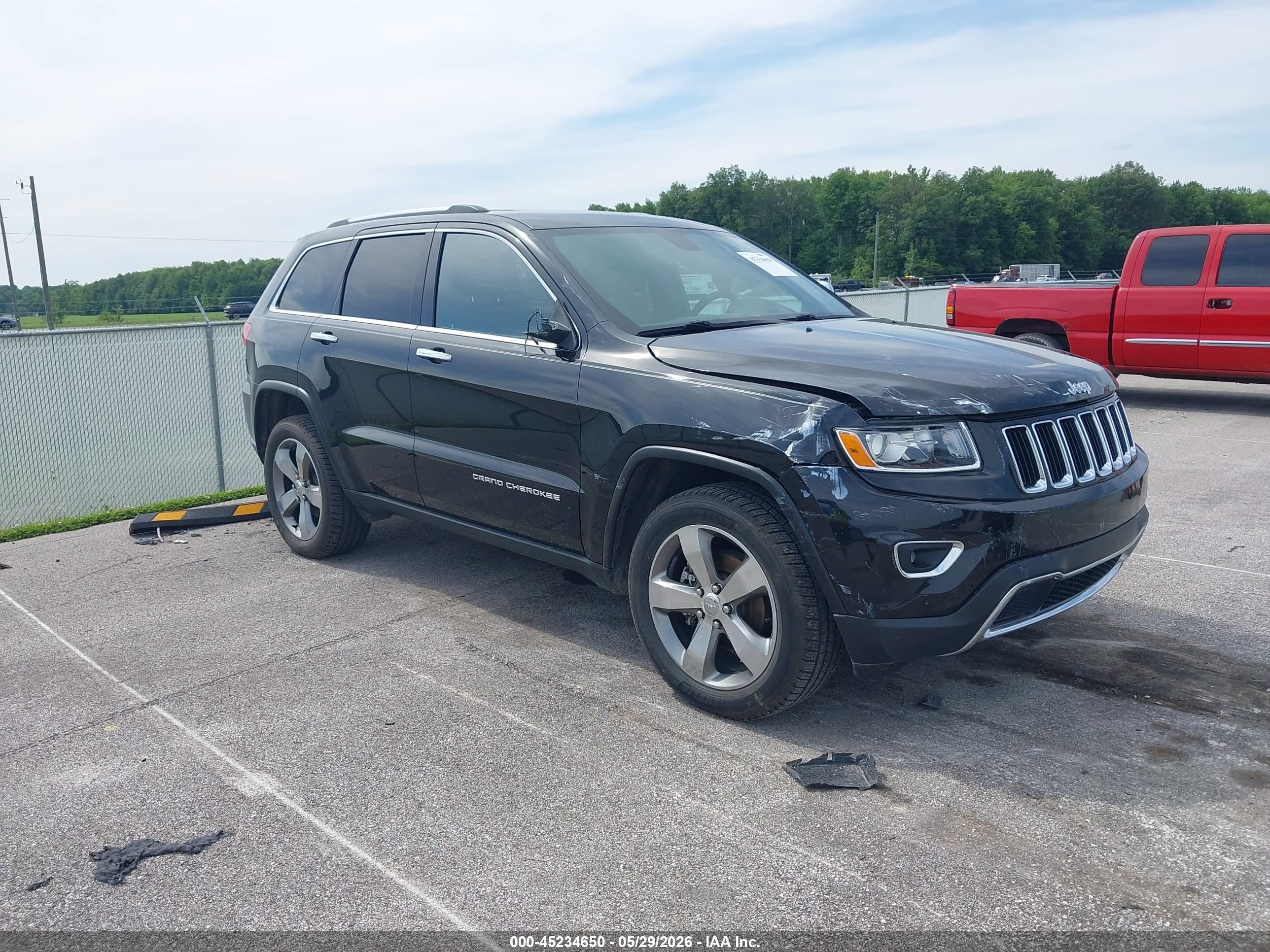 2014 Jeep Grand Cherokee Limited Black vin: 1C4RJFBG2EC183005