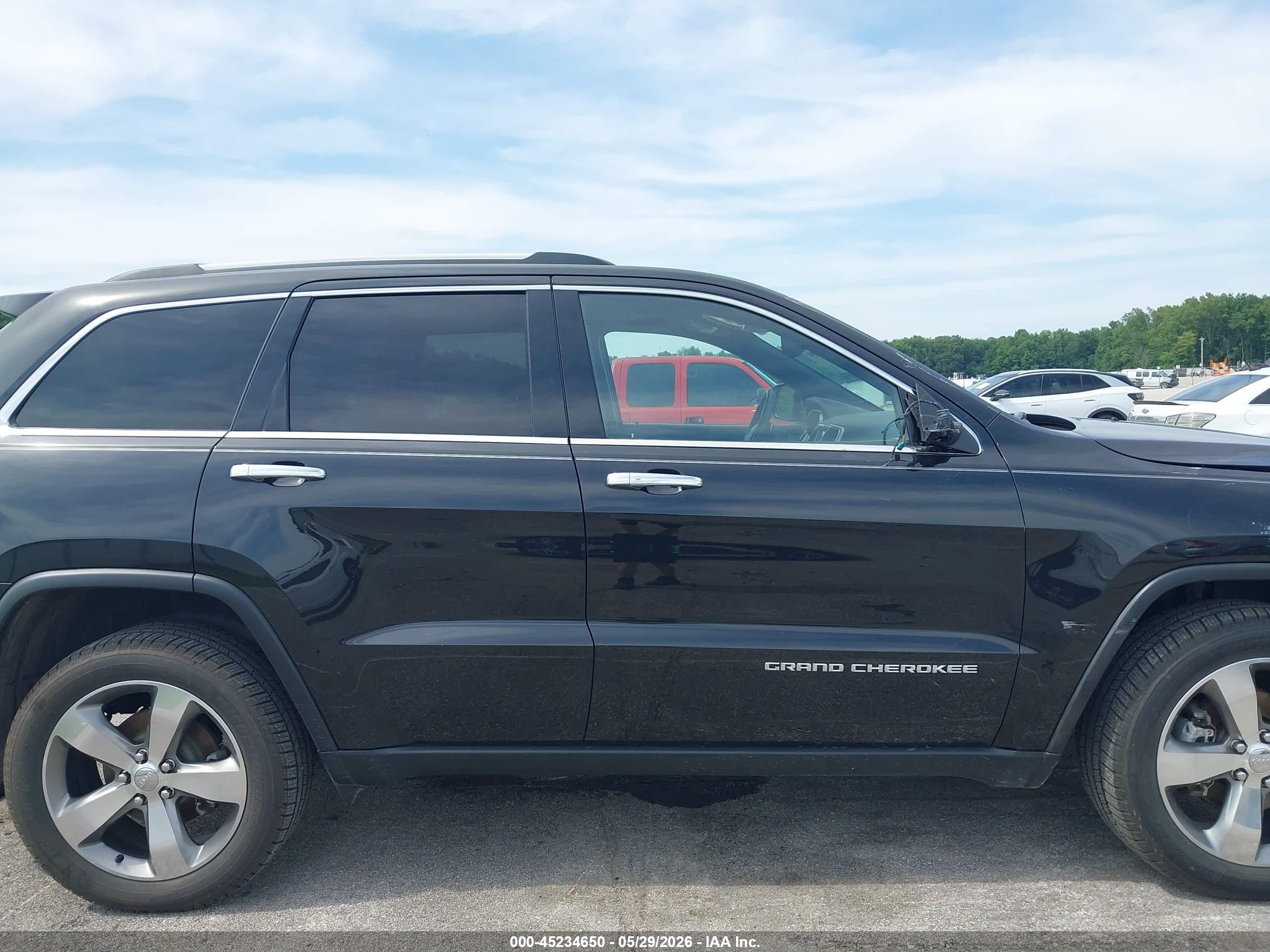2014 Jeep Grand Cherokee Limited Black vin: 1C4RJFBG2EC183005