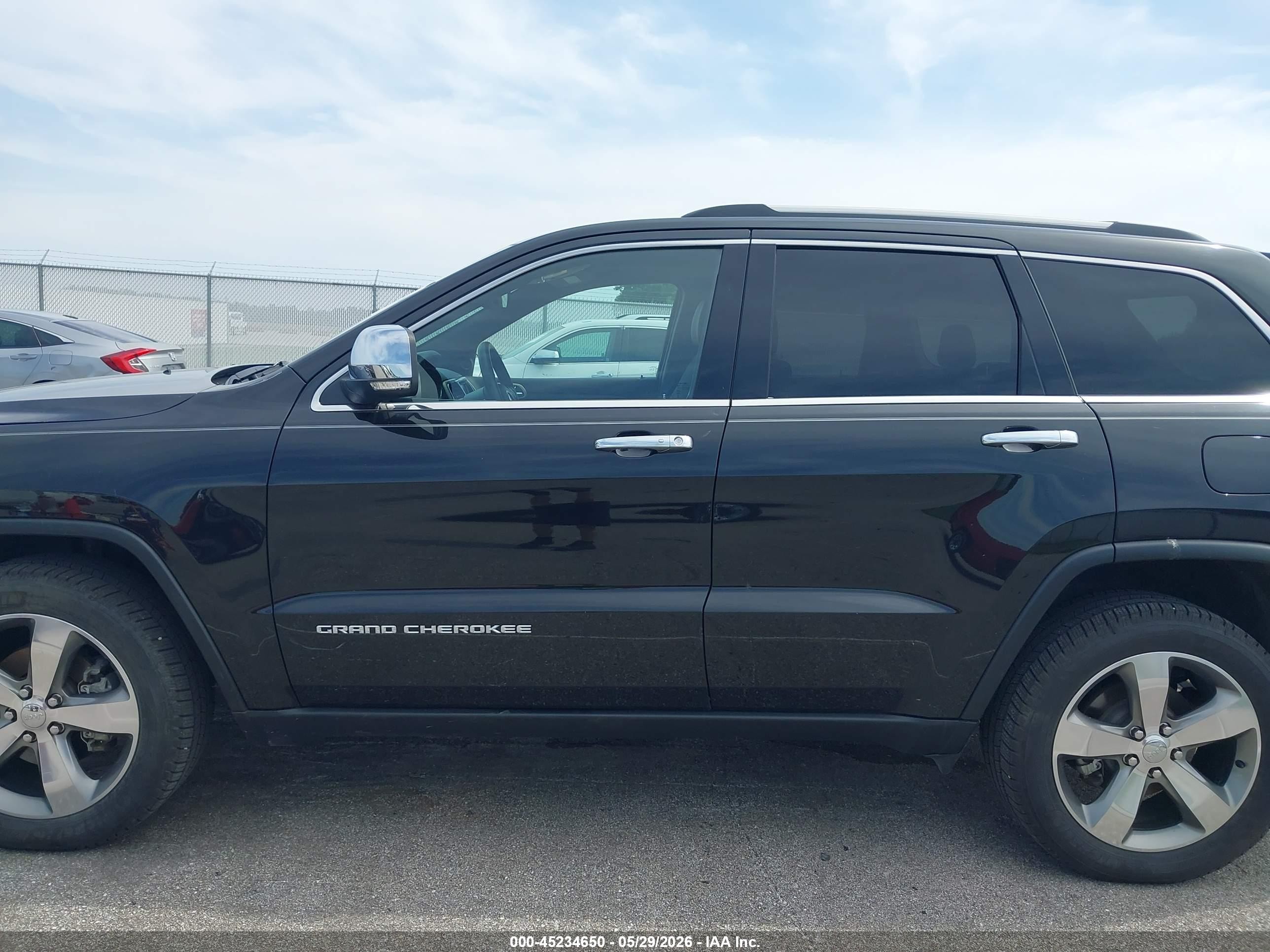 2014 Jeep Grand Cherokee Limited Black vin: 1C4RJFBG2EC183005