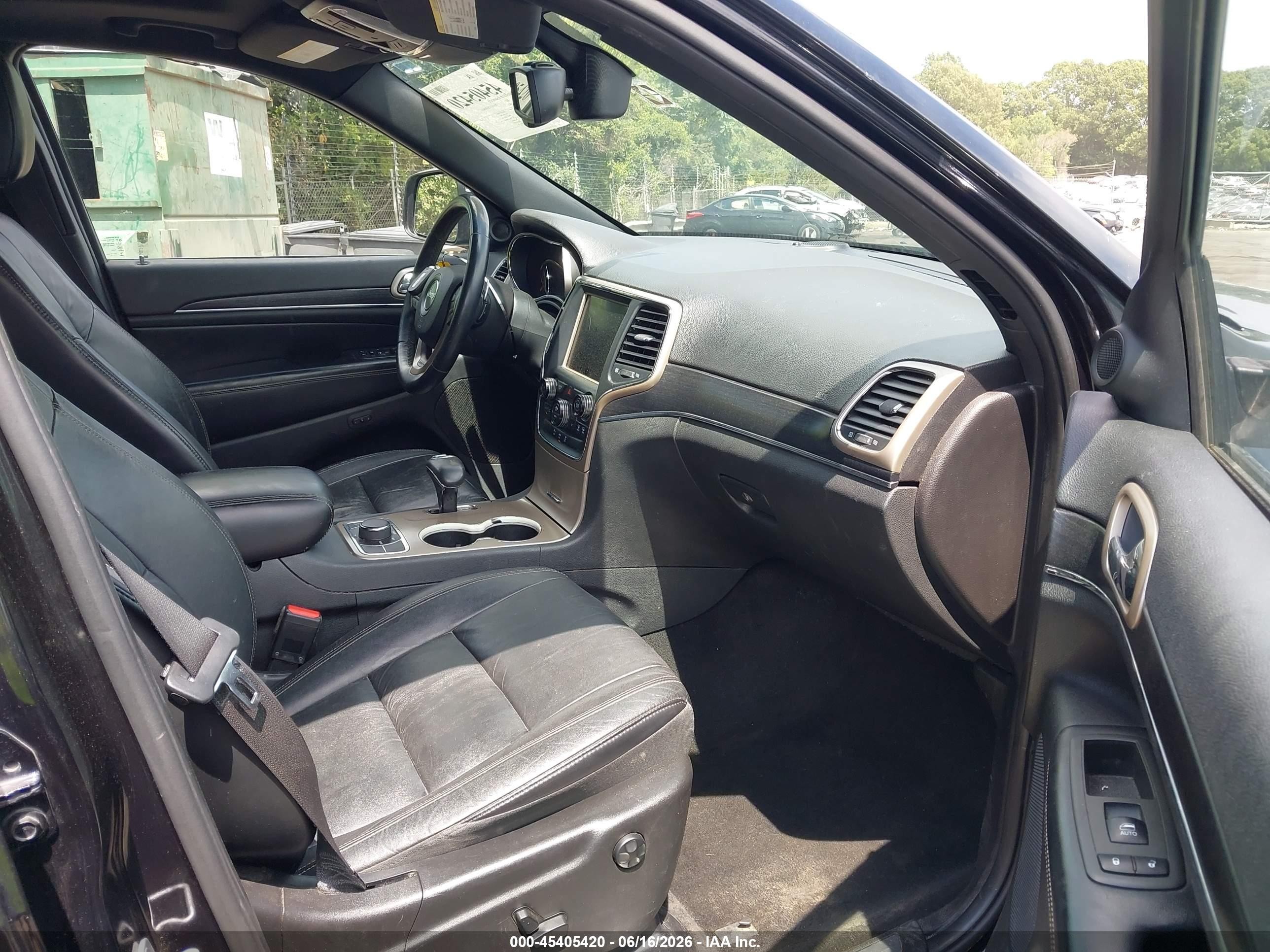 2014 Jeep Grand Cherokee Limited Black vin: 1C4RJFBG2EC190133