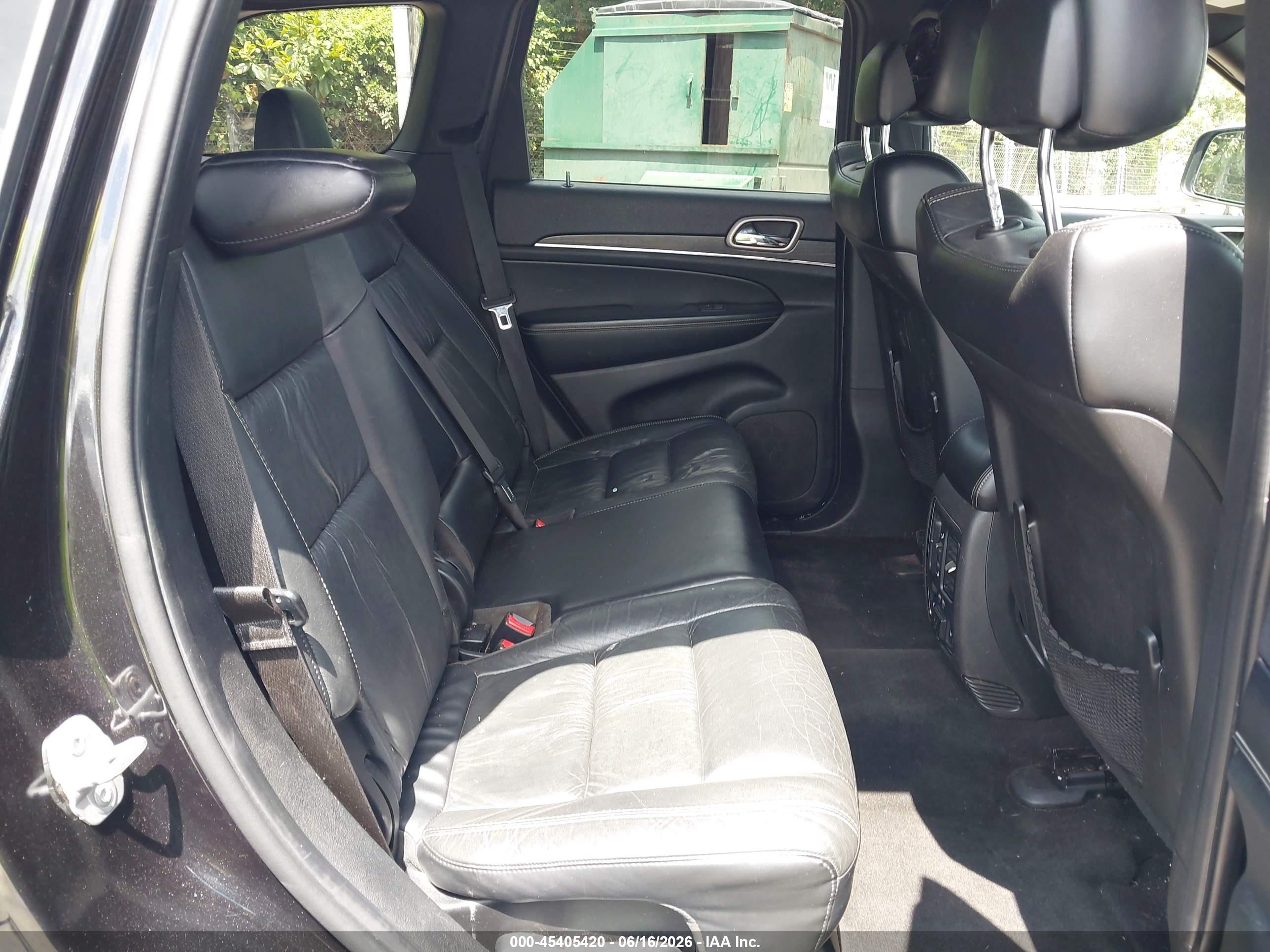 2014 Jeep Grand Cherokee Limited Black vin: 1C4RJFBG2EC190133