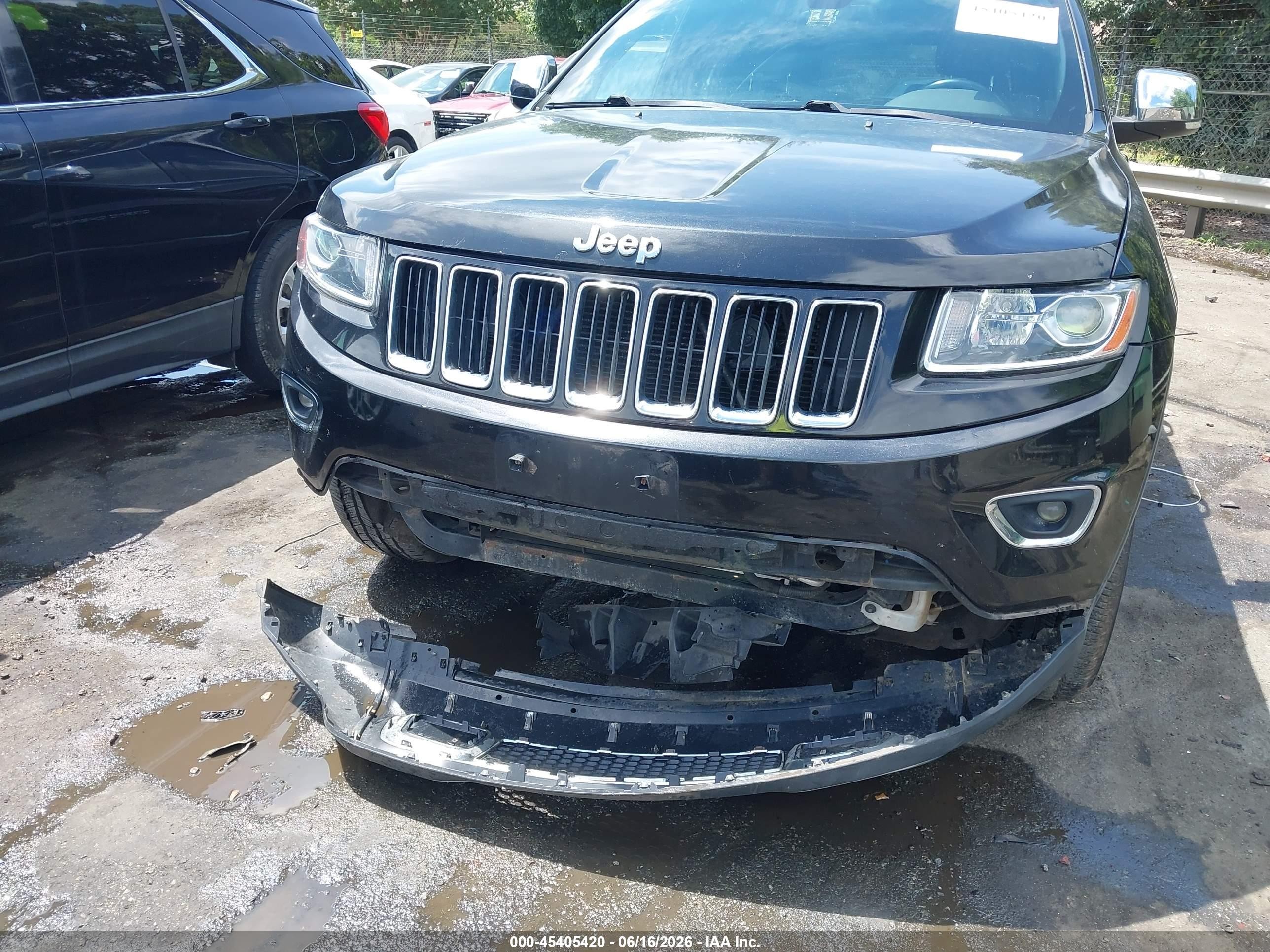 2014 Jeep Grand Cherokee Limited Black vin: 1C4RJFBG2EC190133