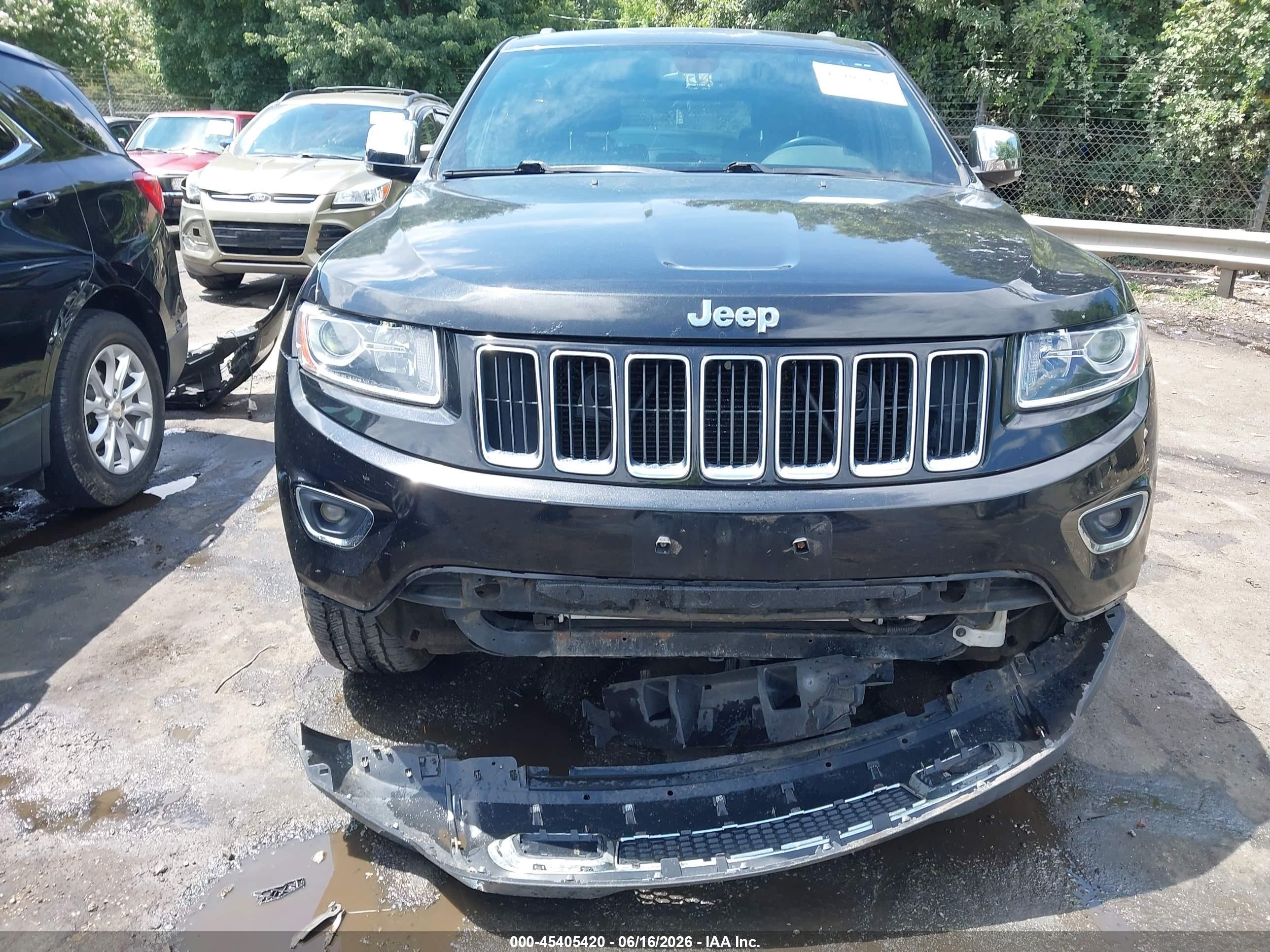 2014 Jeep Grand Cherokee Limited Black vin: 1C4RJFBG2EC190133