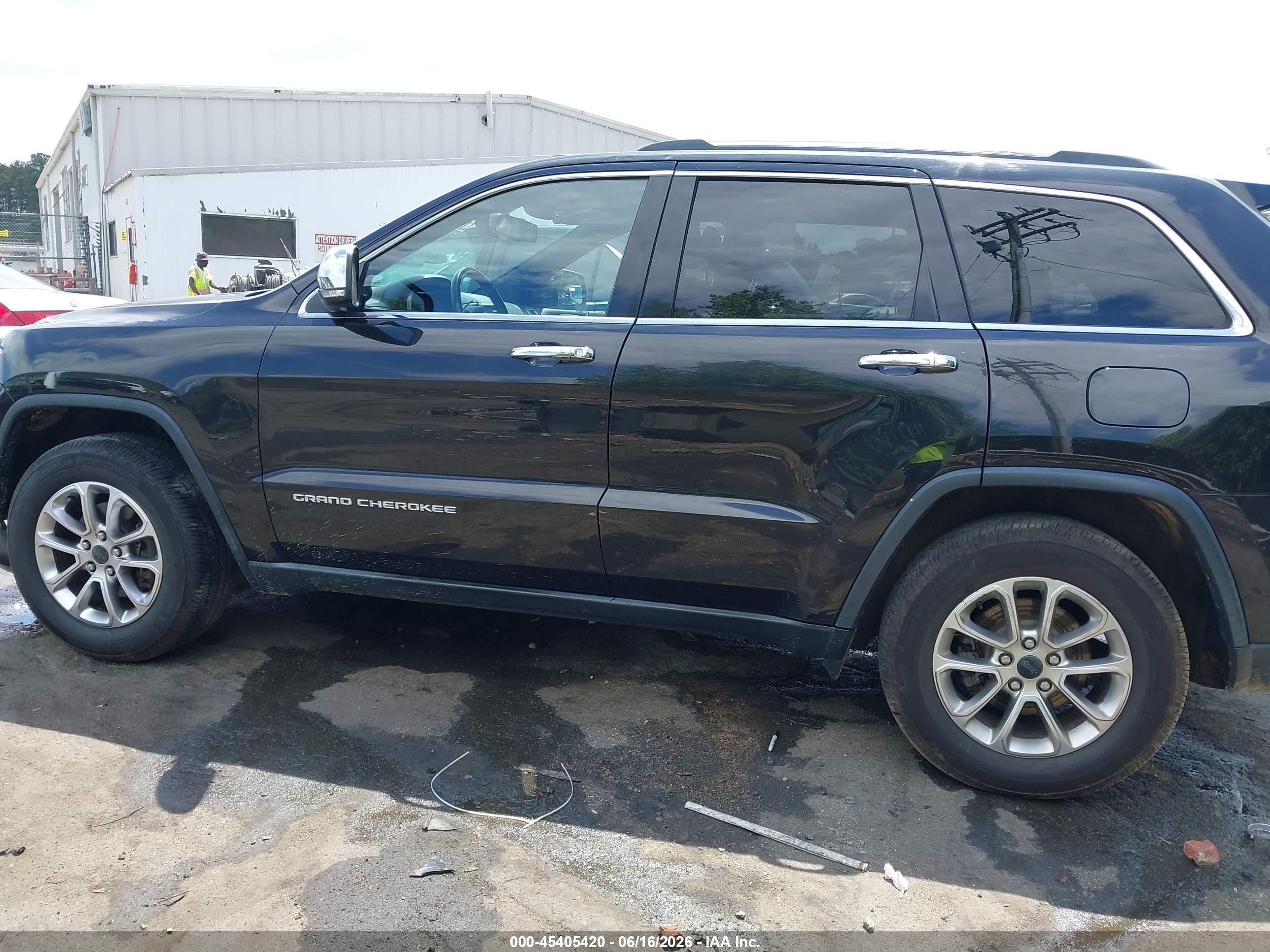 2014 Jeep Grand Cherokee Limited Black vin: 1C4RJFBG2EC190133