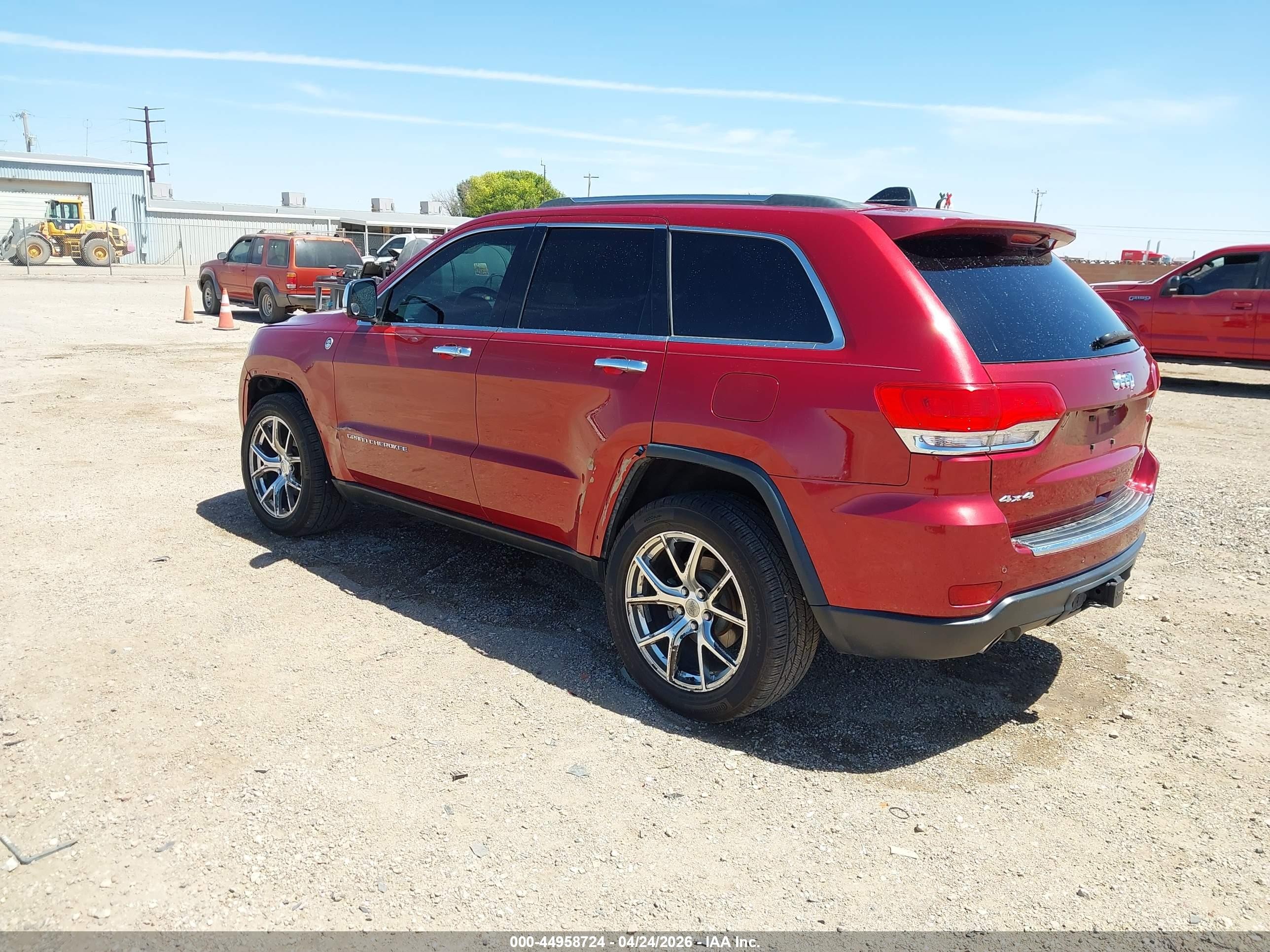 2014 Jeep Grand Cherokee Limited Red vin: 1C4RJFBG2EC215919