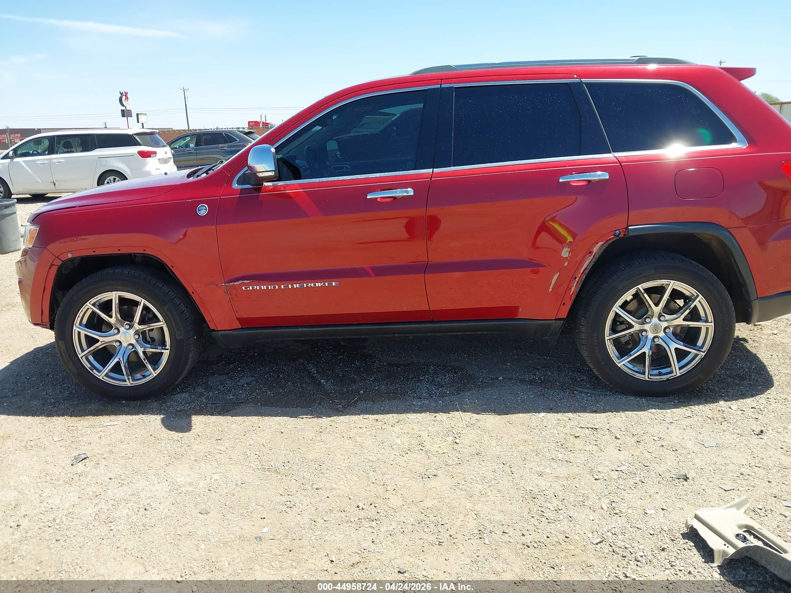 2014 Jeep Grand Cherokee Limited Red vin: 1C4RJFBG2EC215919