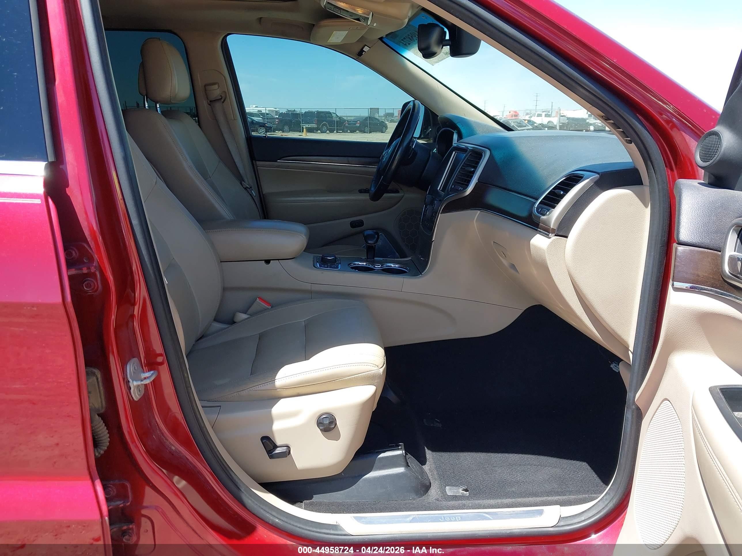 2014 Jeep Grand Cherokee Limited Red vin: 1C4RJFBG2EC215919