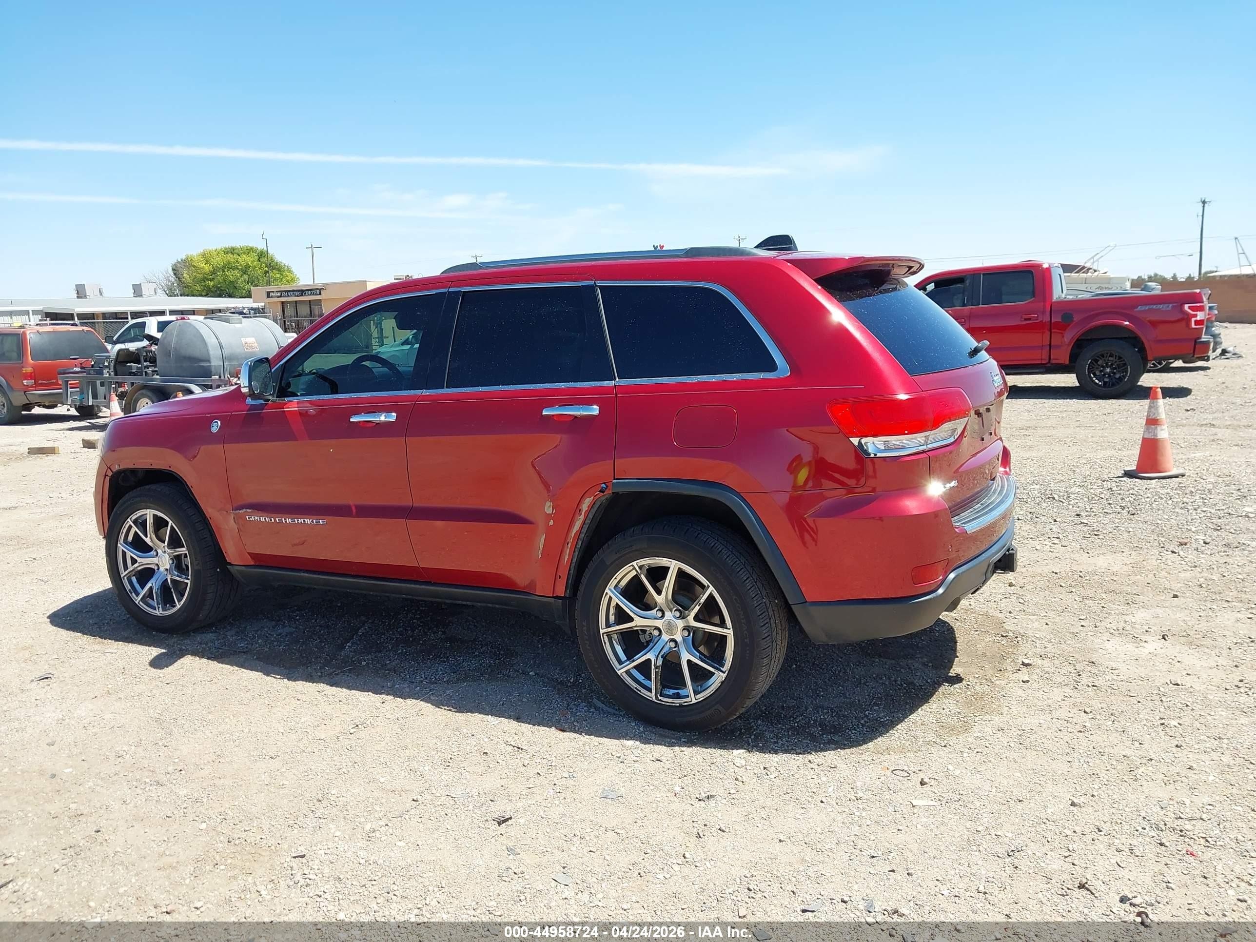2014 Jeep Grand Cherokee Limited Red vin: 1C4RJFBG2EC215919