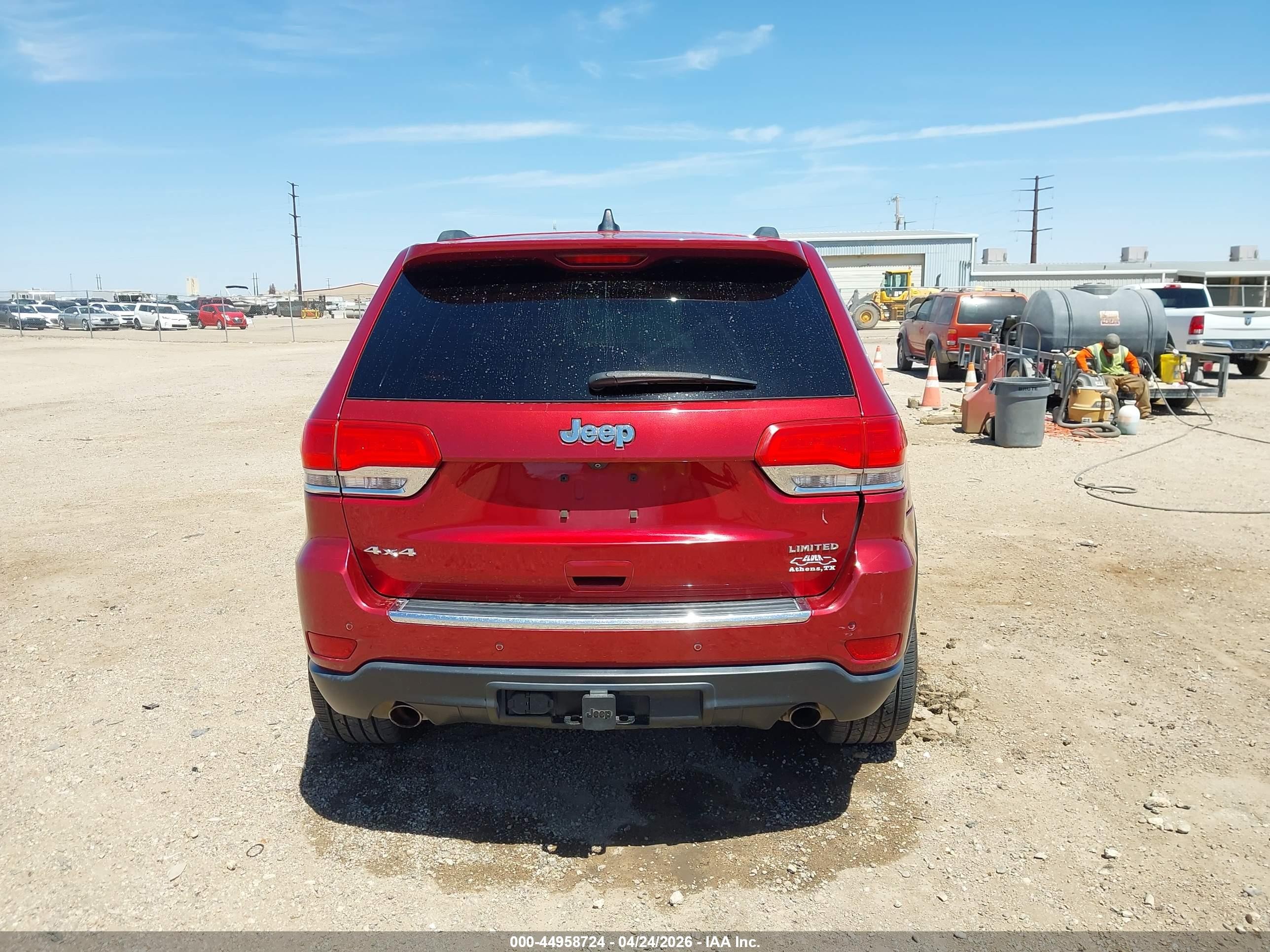 2014 Jeep Grand Cherokee Limited Red vin: 1C4RJFBG2EC215919