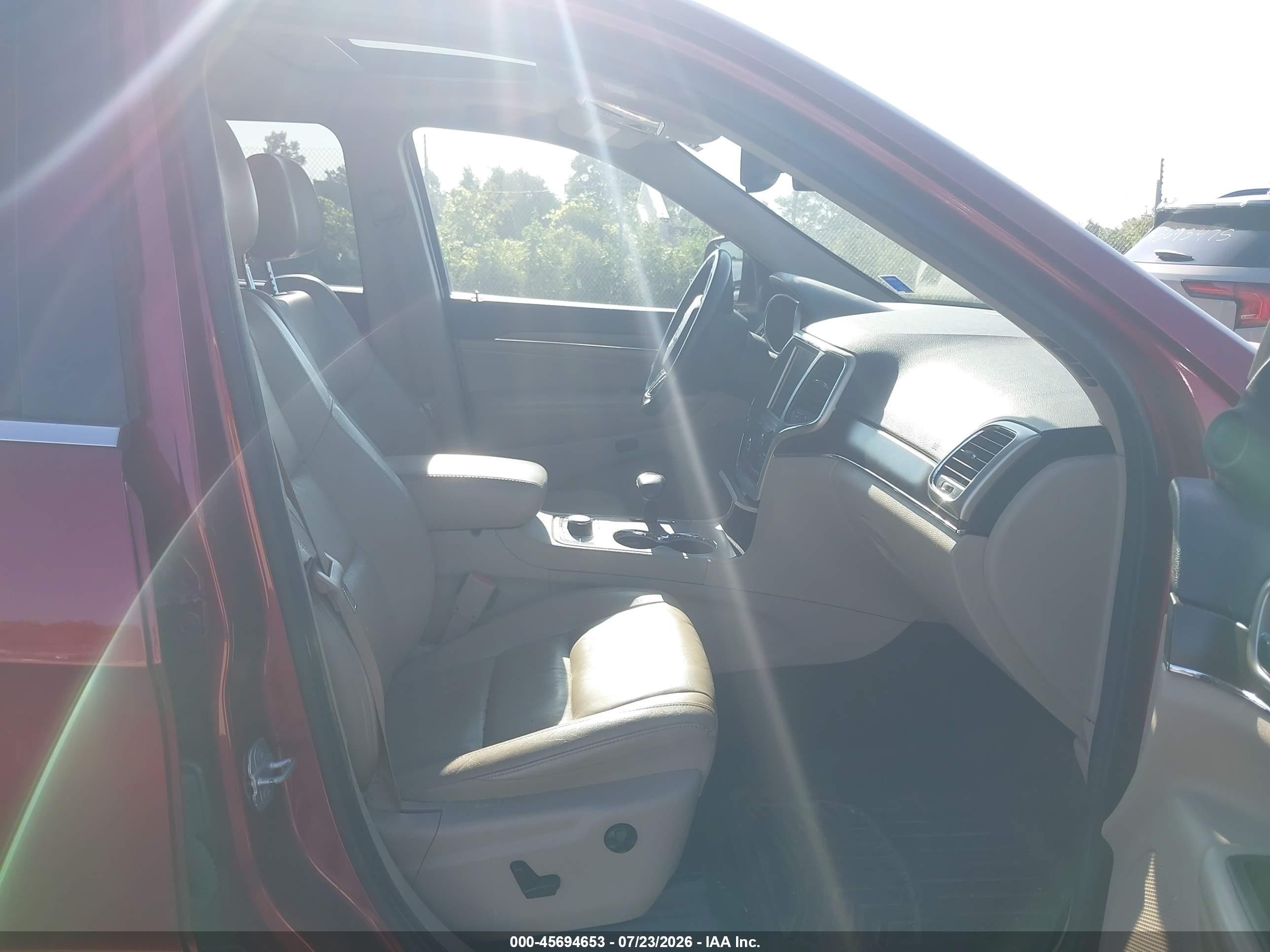 2014 Jeep Grand Cherokee Limited Red vin: 1C4RJFBG2EC241209